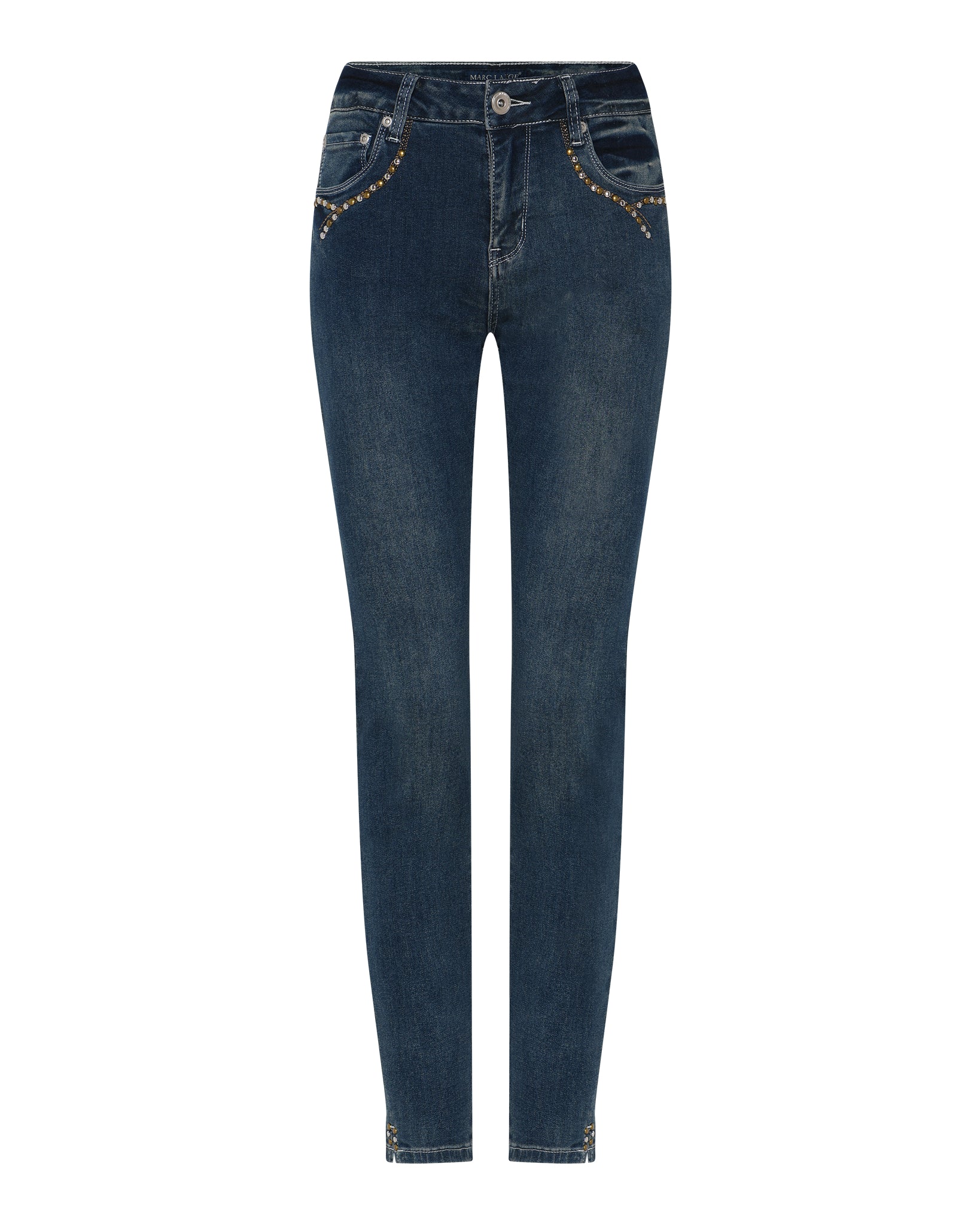 MARC LAUGE Alberta Denim Jeans DENIM/TWILL 9696 BLUE DENIM USED