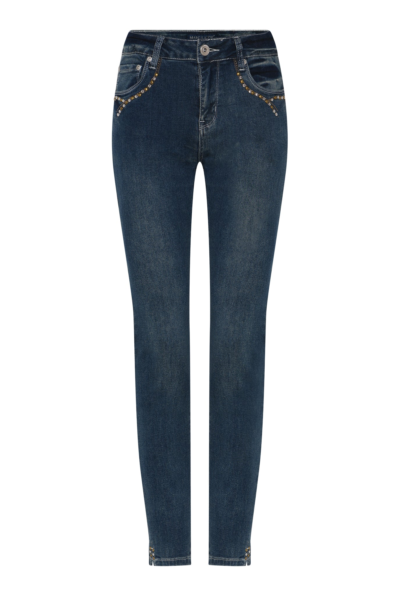 MARC LAUGE Alberta Denim Jeans DENIM/TWILL 9696 BLUE DENIM USED