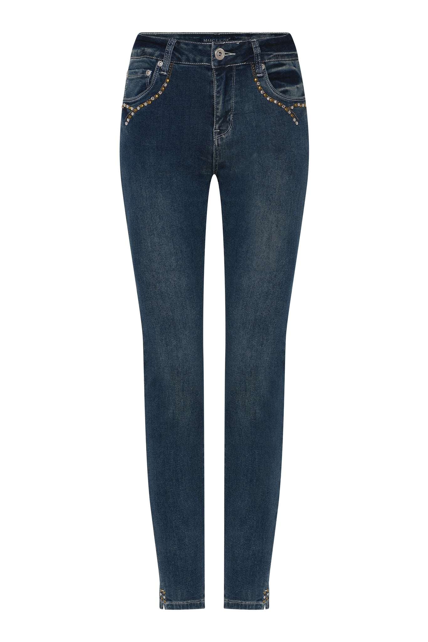MARC LAUGE Alberta Denim Jeans DENIM/TWILL 9696 BLUE DENIM USED