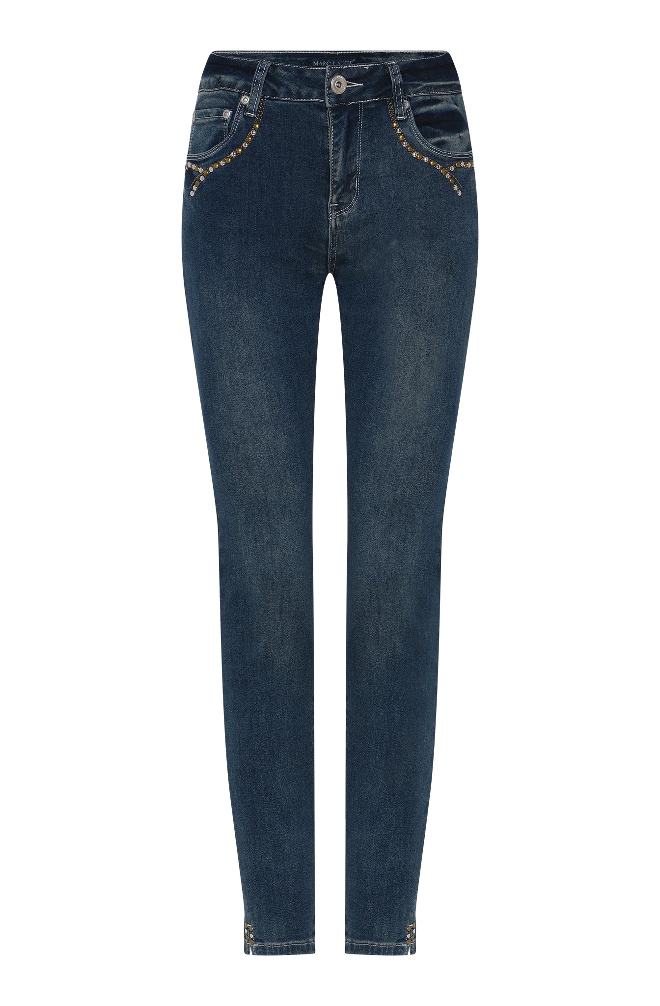 MARC LAUGE Alberta Denim Jeans DENIM/TWILL 9696 BLUE DENIM USED
