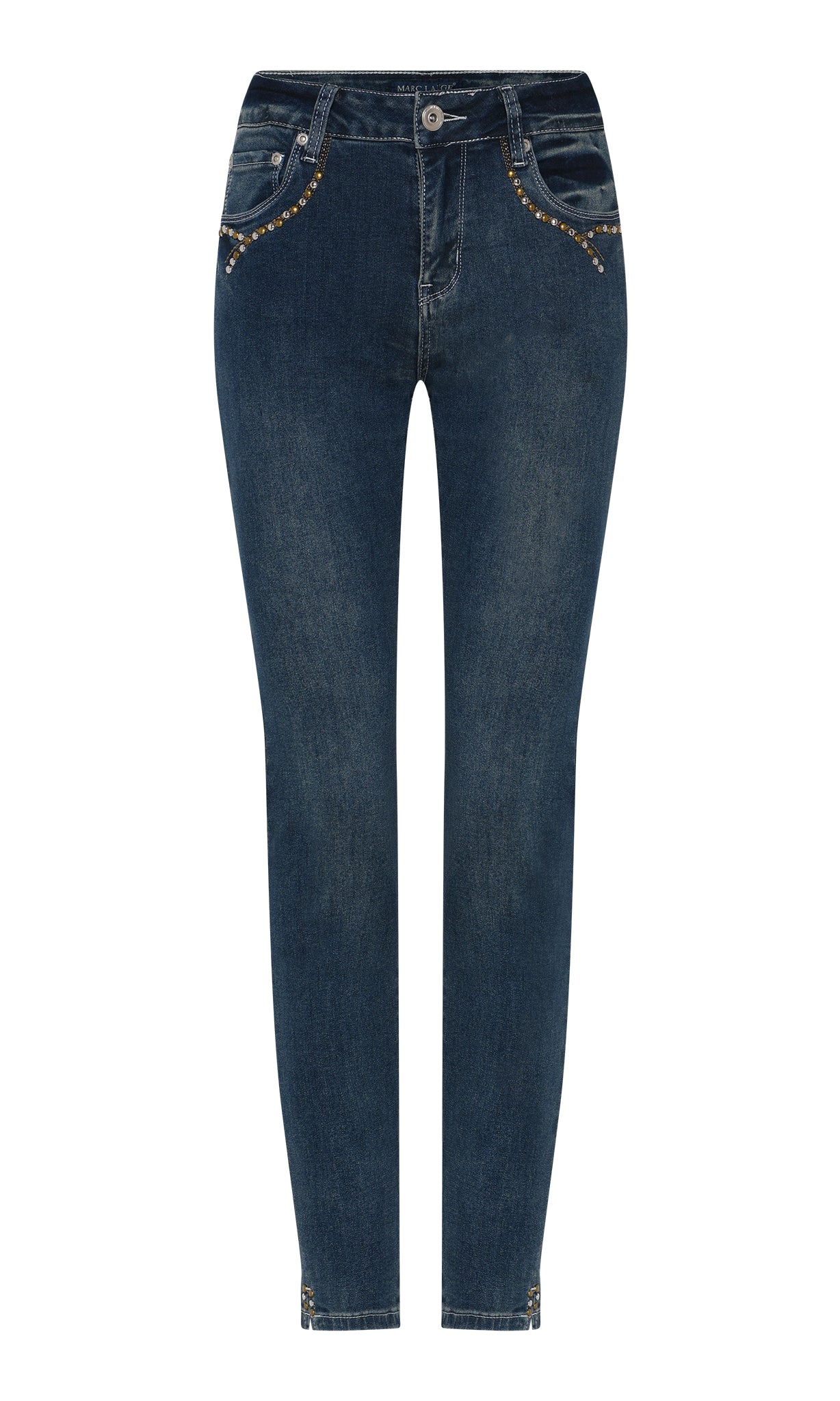 MARC LAUGE Alberta Denim Jeans DENIM/TWILL 9696 BLUE DENIM USED