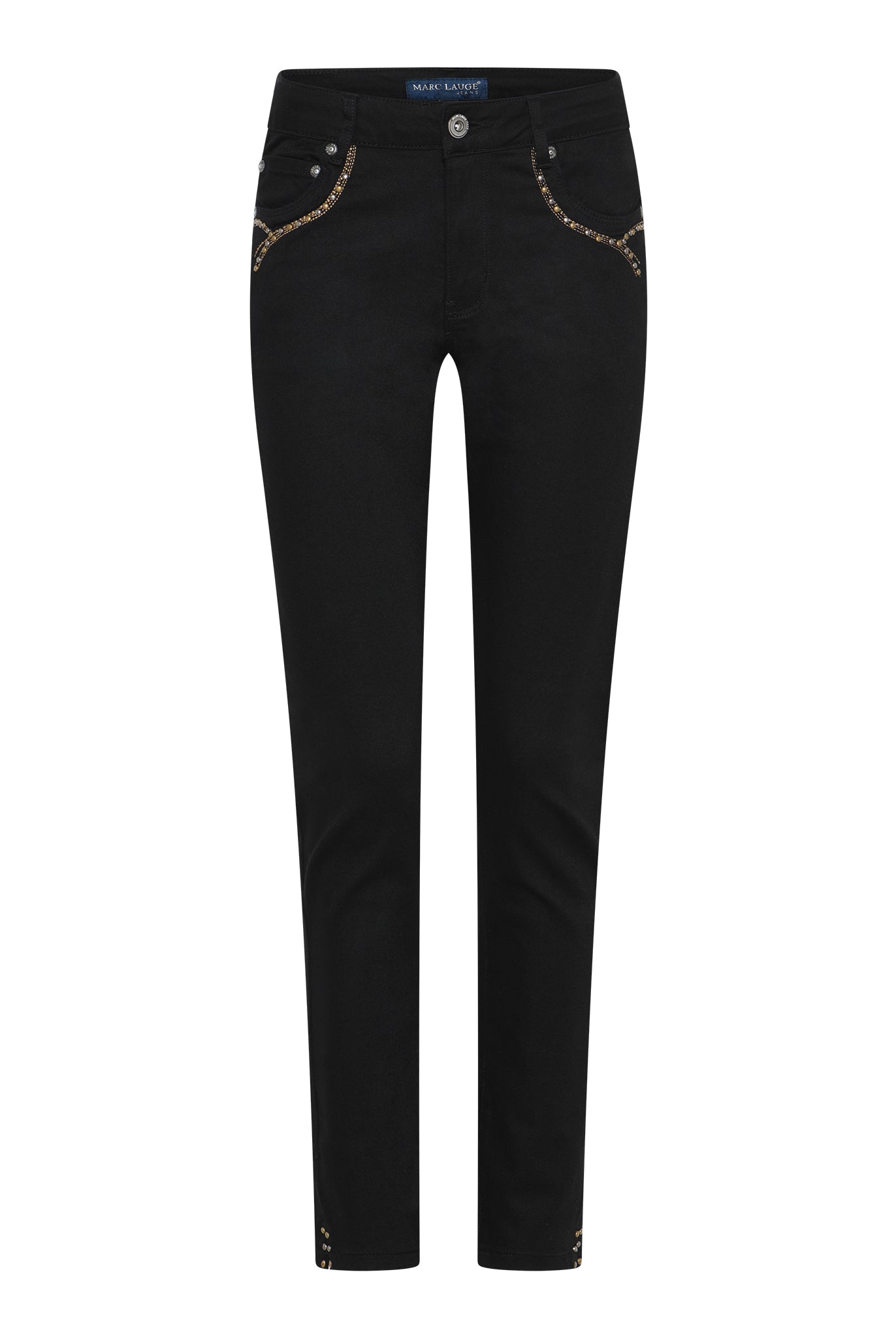 MARC LAUGE ALBERTA TWILL PANT DENIM/TWILL 80 BLACK