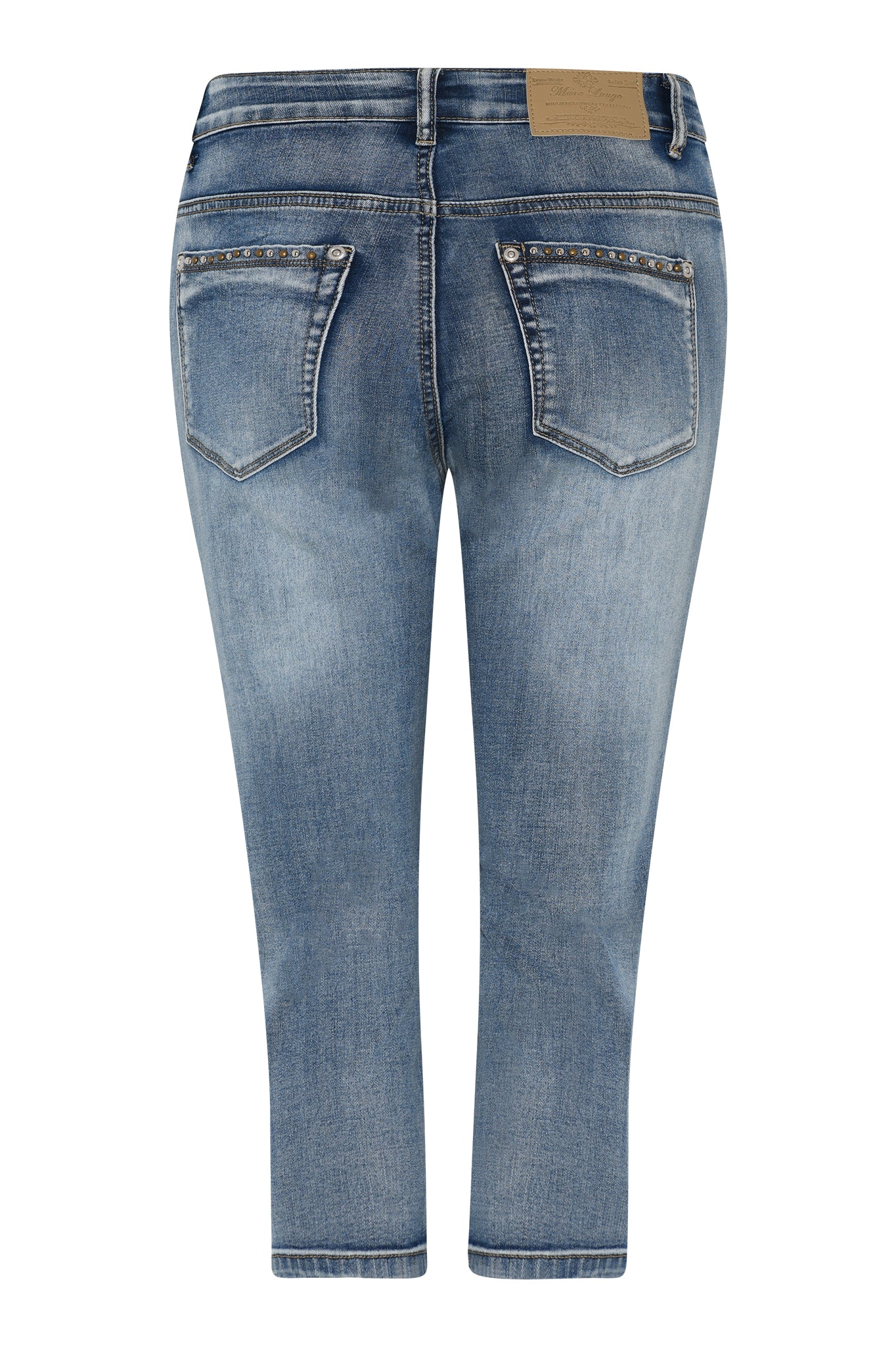 MARC LAUGE ALBERTA DENIM PIRAT PANTS 3/4 9196 LIGHT BLUE USED