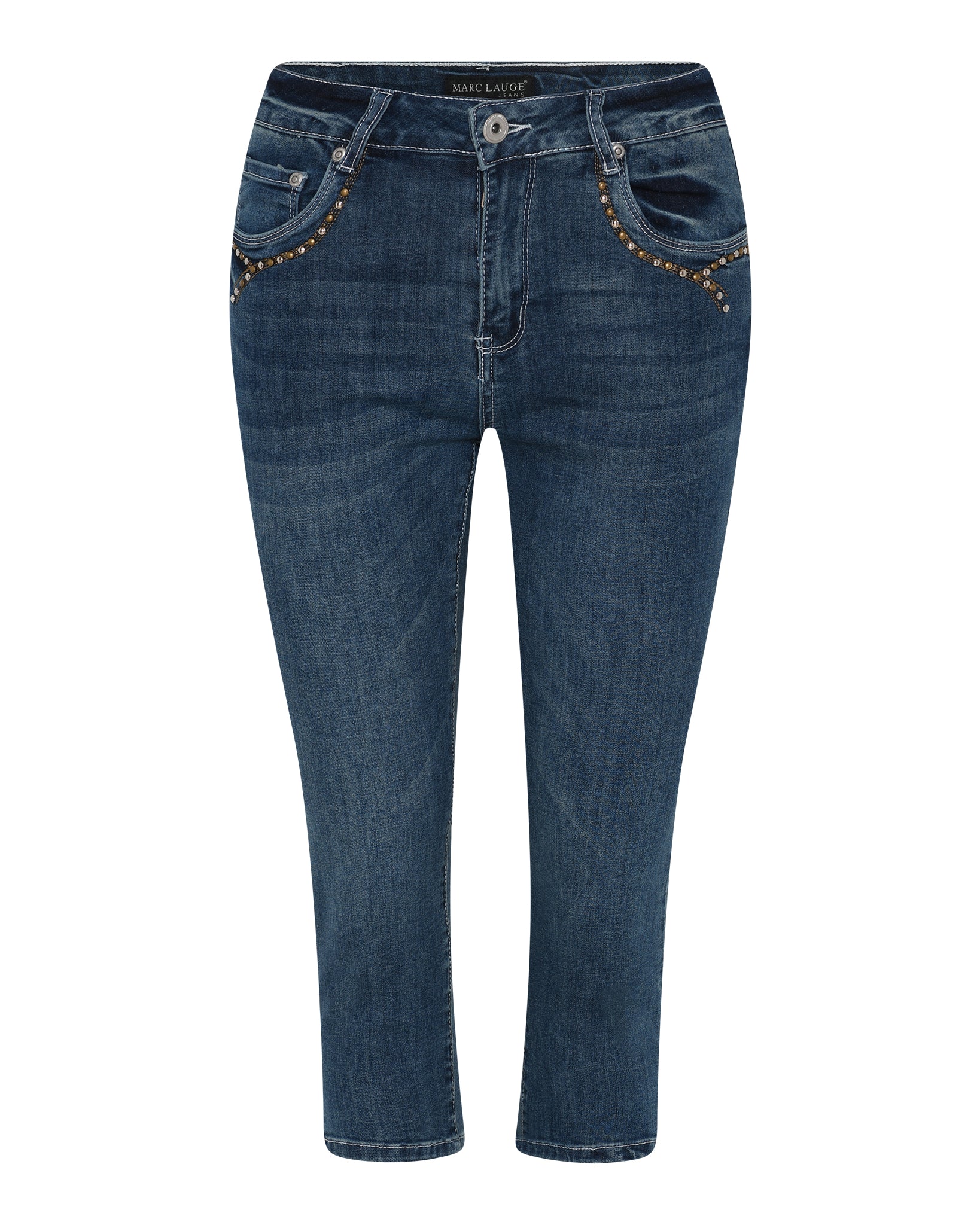 MARC LAUGE Alberta Denim Pirate PANTS 3/4 969699 DARK BLUE USED