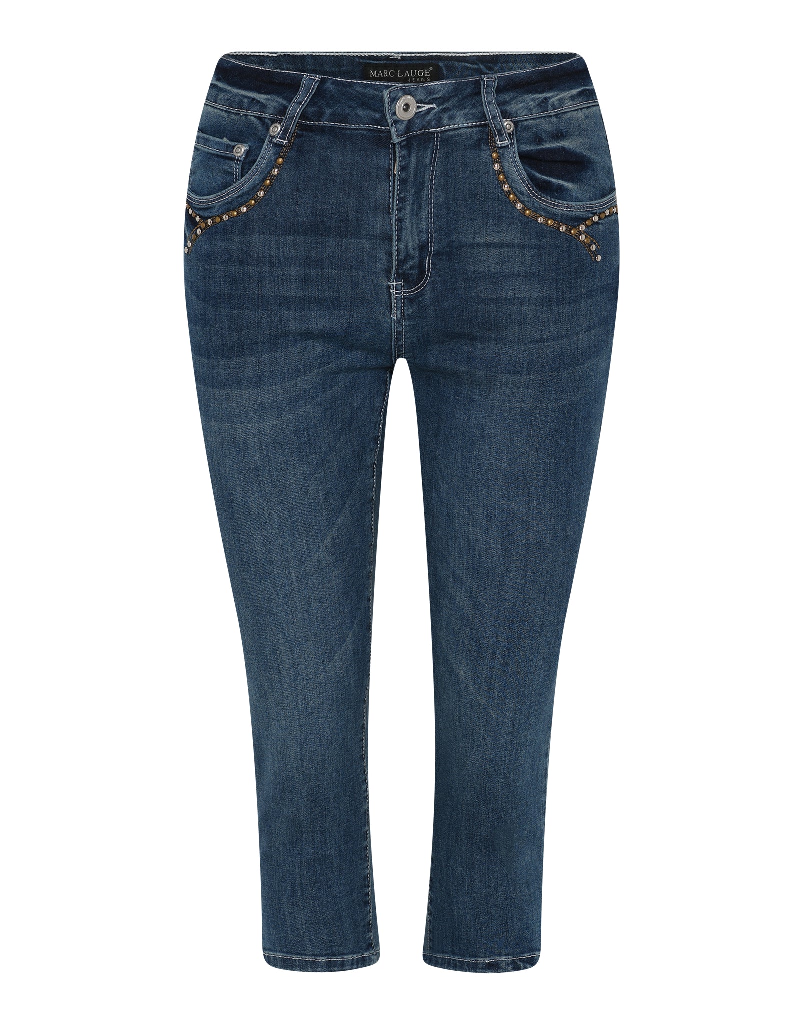 MARC LAUGE Alberta Denim Pirate PANTS 3/4 969699 DARK BLUE USED