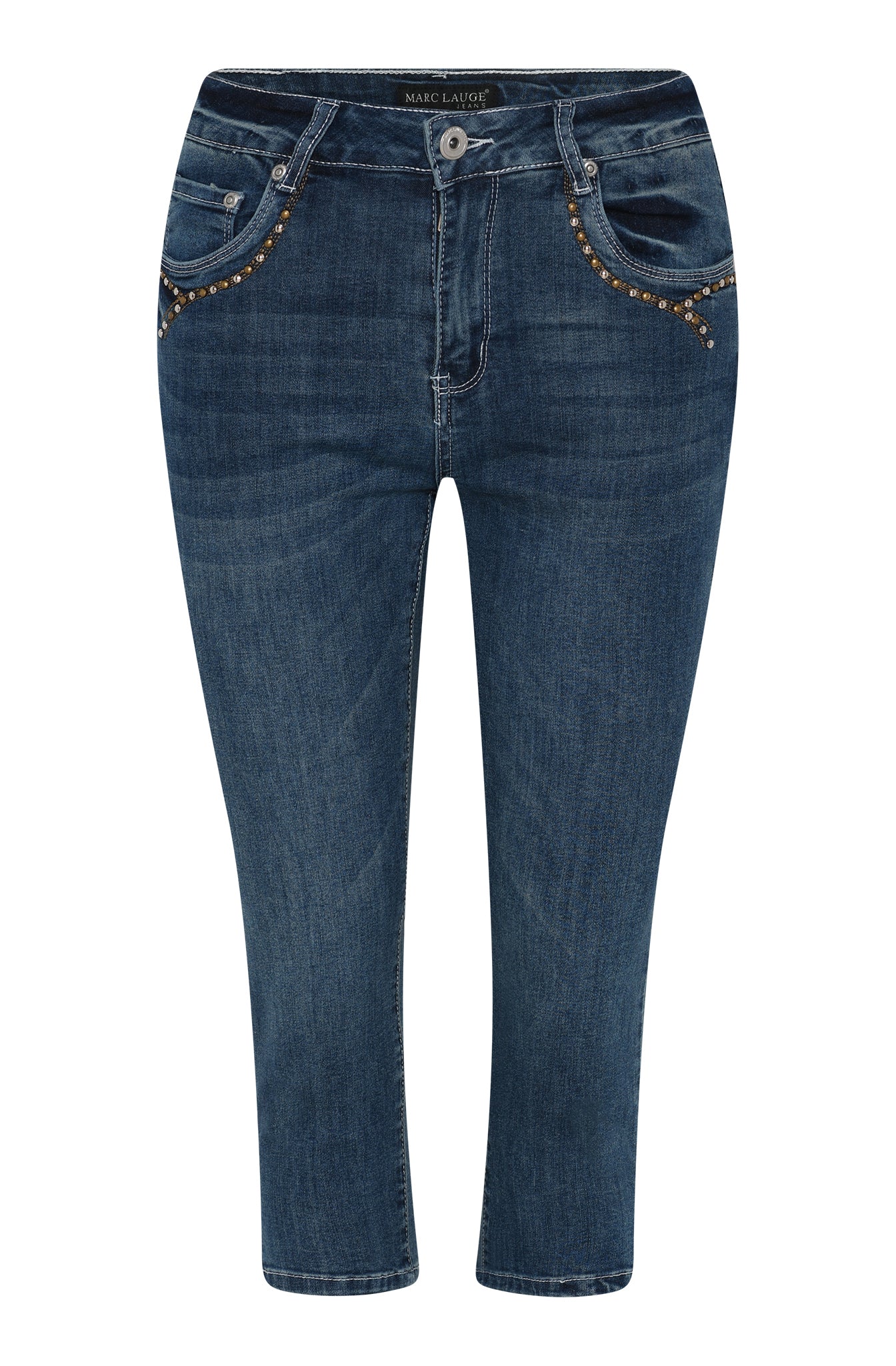 MARC LAUGE Alberta Denim Pirate PANTS 3/4 969699 DARK BLUE USED