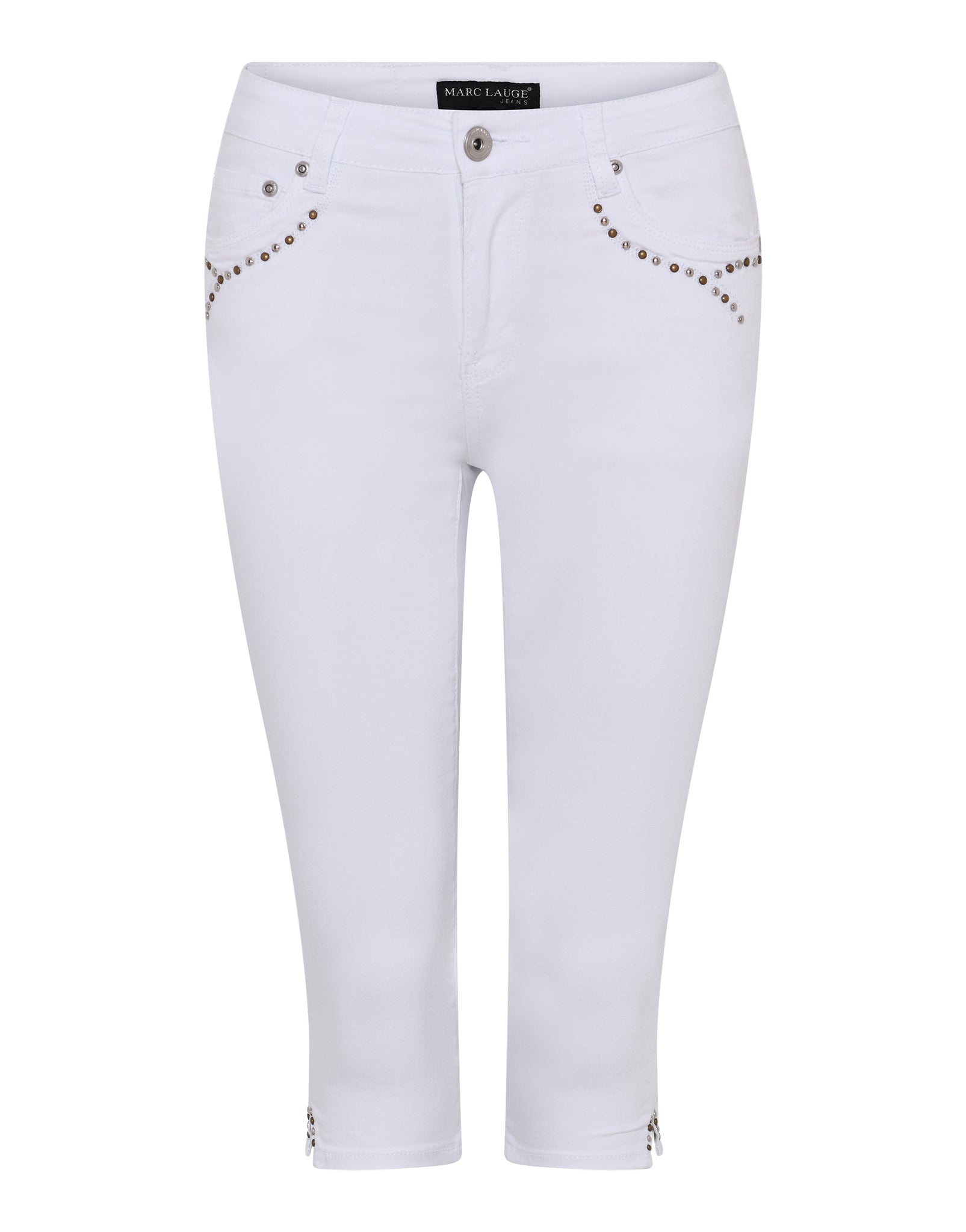 MARC LAUGE ALBERTA TWILL PIRAT PANTS 3/4 10 WHITE