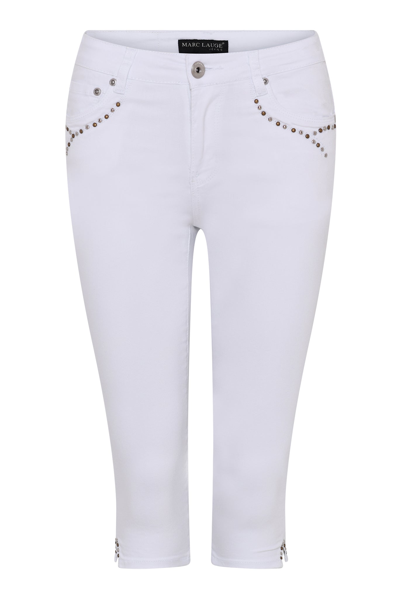 MARC LAUGE ALBERTA TWILL PIRAT PANTS 3/4 10 WHITE