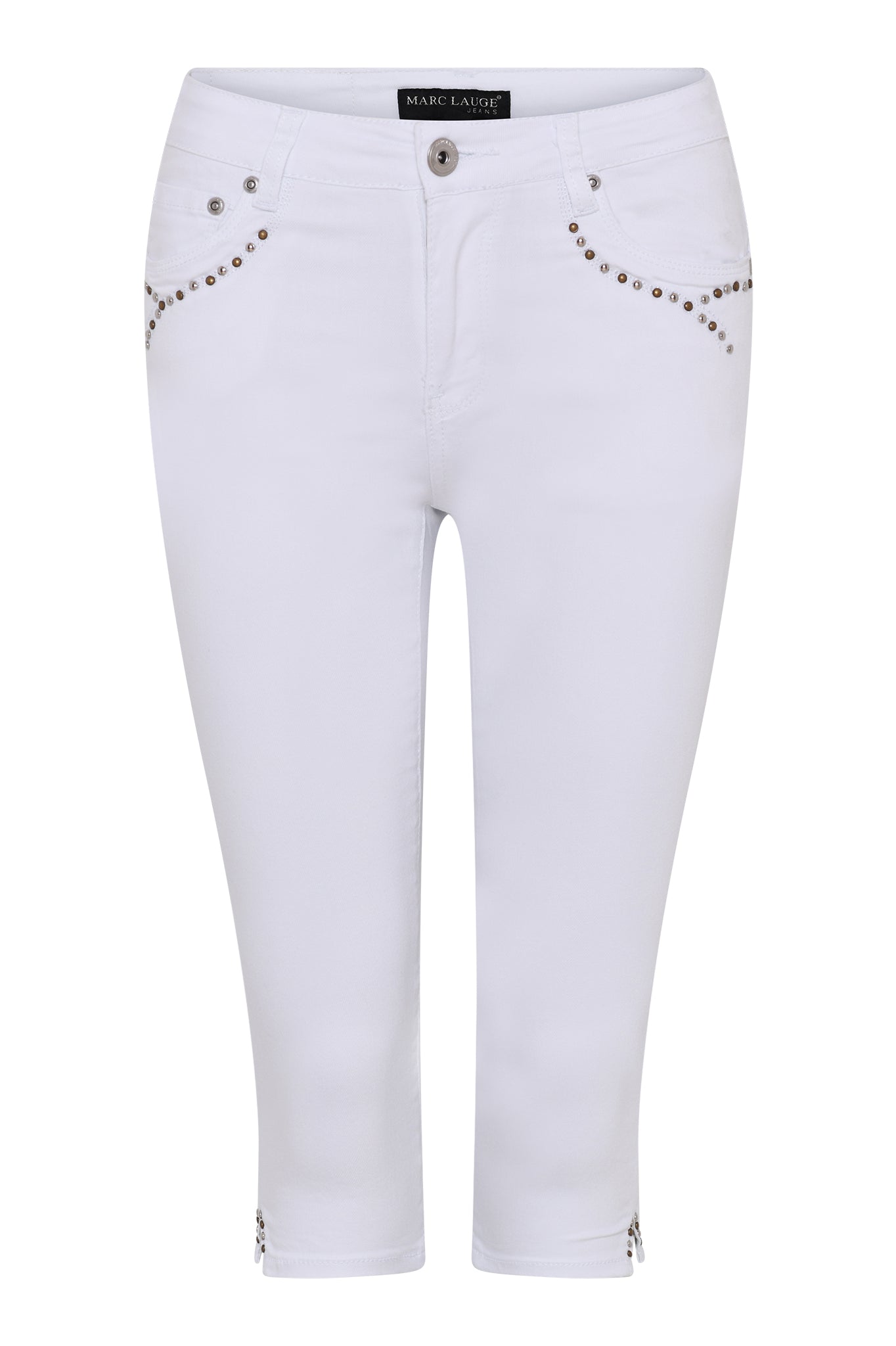 MARC LAUGE ALBERTA TWILL PIRAT PANTS 3/4 10 WHITE