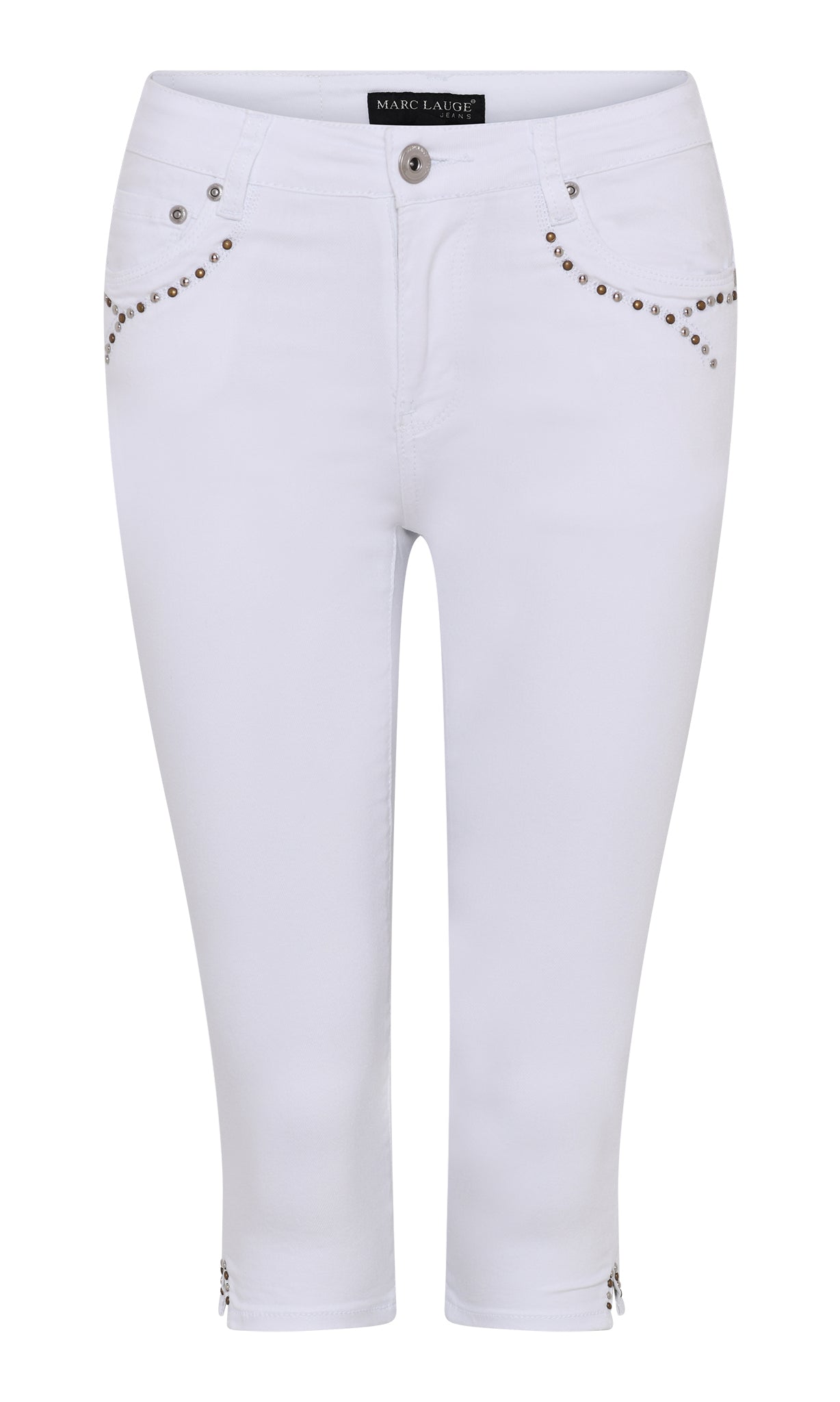 MARC LAUGE ALBERTA TWILL PIRAT PANTS 3/4 10 WHITE