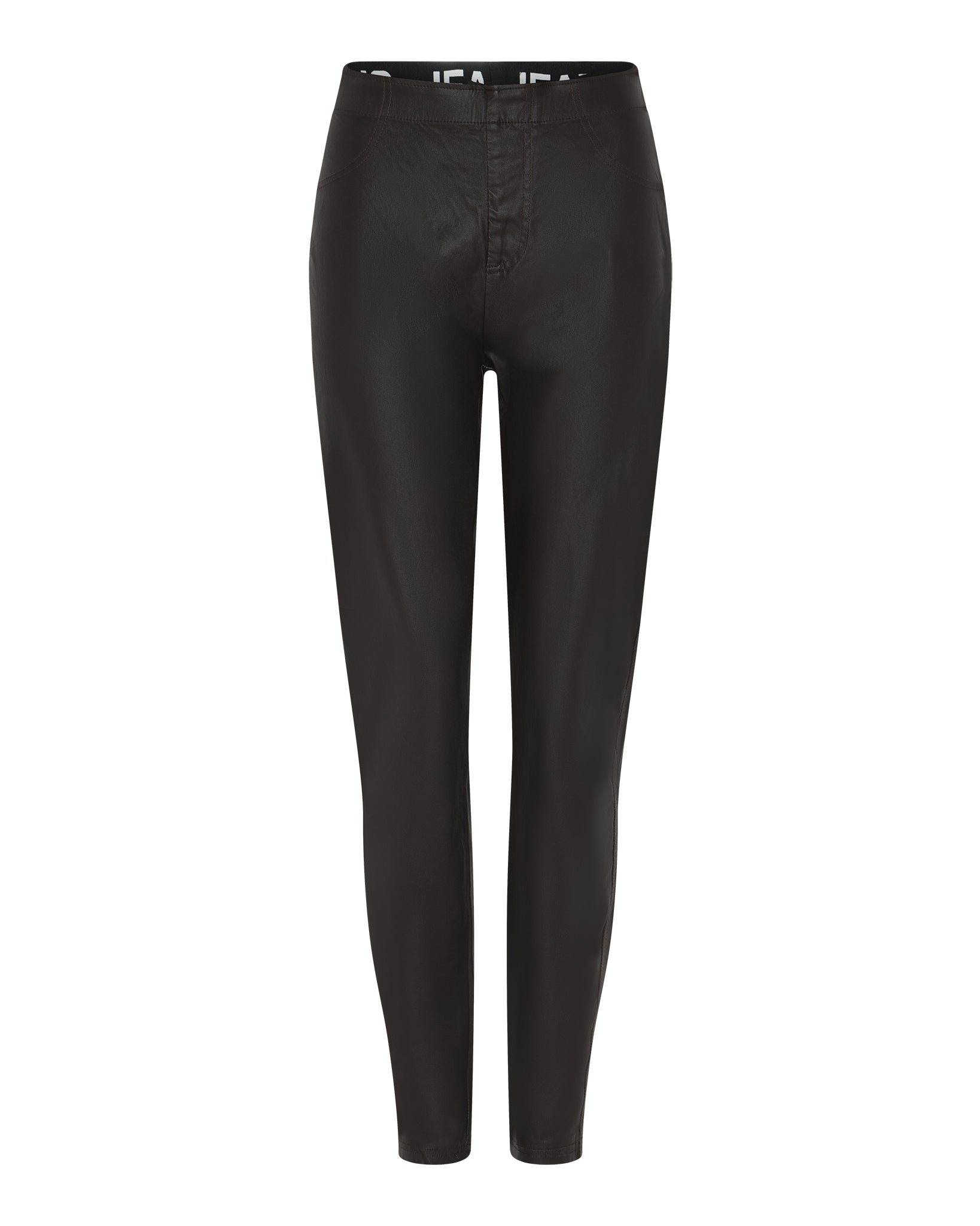 DNYcph Plus Size Aleia Coated Leggings LEGGINGS 129 CHOCOLATE