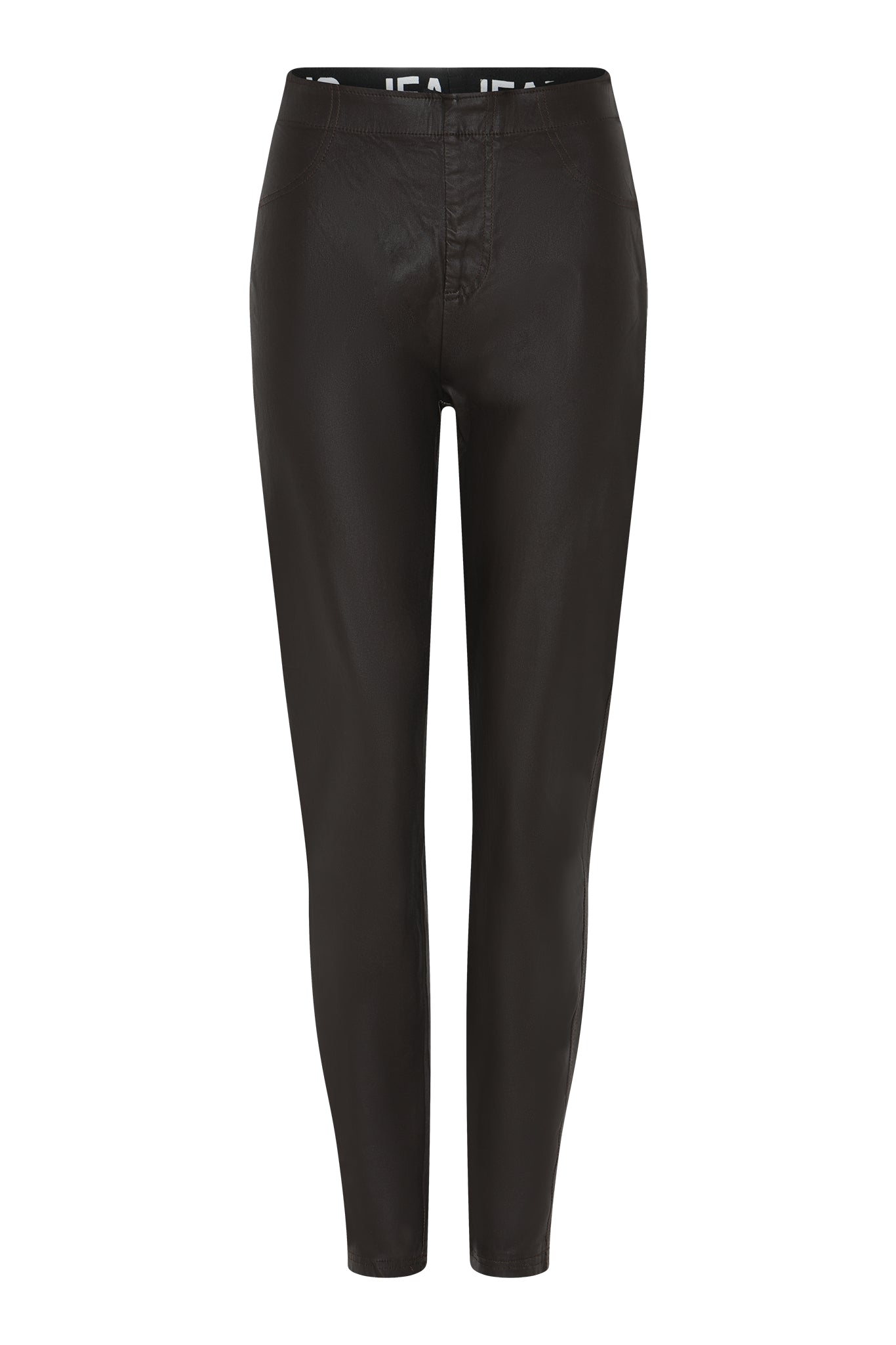 DNYcph ALEIA COATED LEGGINGS LEGGINGS 129 CHOCOLATE