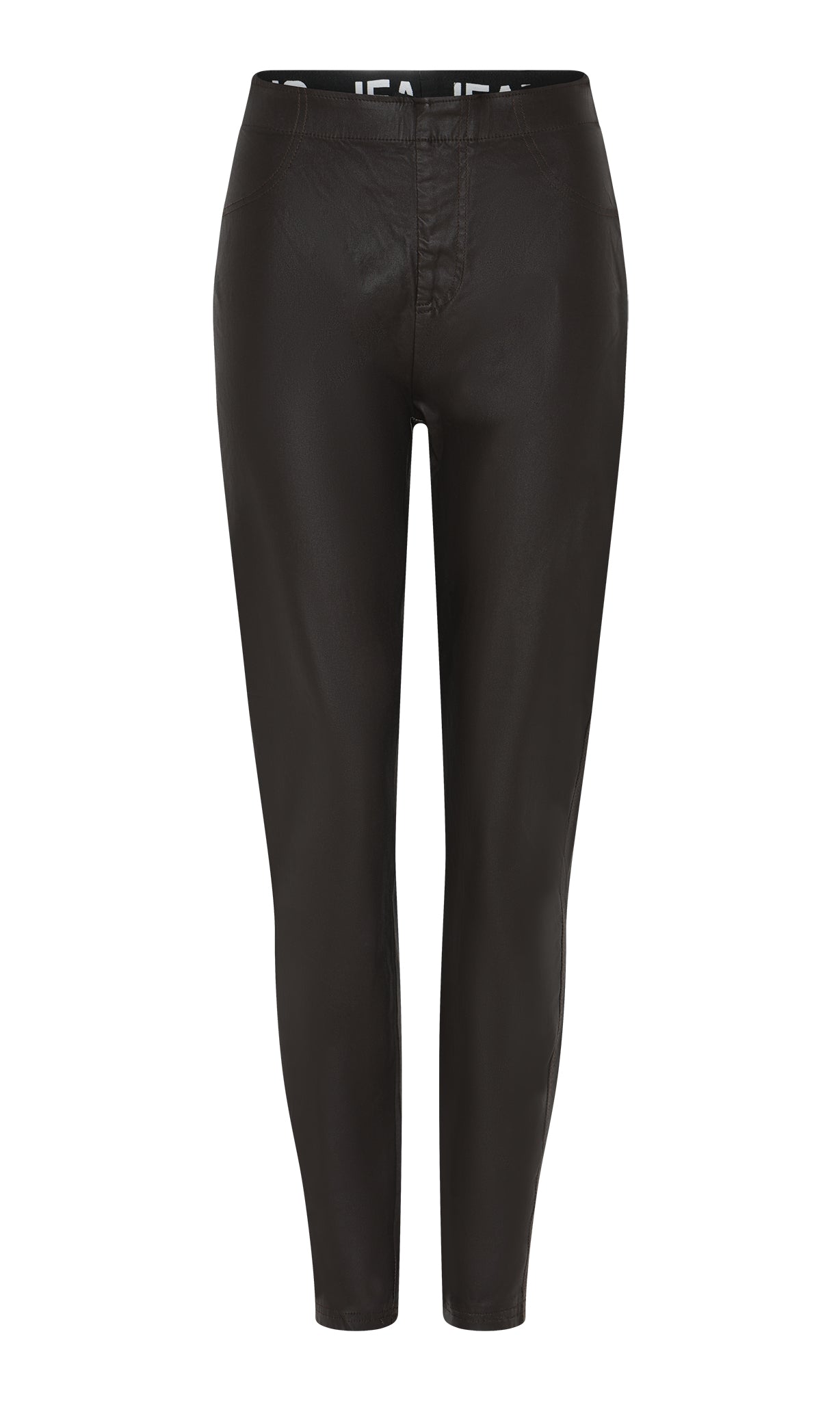 DNYcph ALEIA COATED LEGGINGS LEGGINGS 129 CHOCOLATE