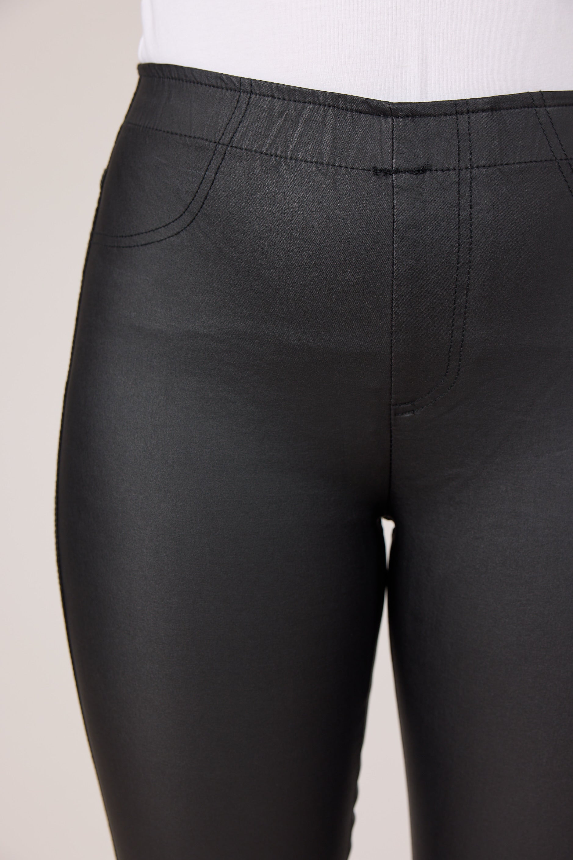 DNYcph ALEIA COATED LEGGINGS LEGGINGS 8099 BLACK COATED