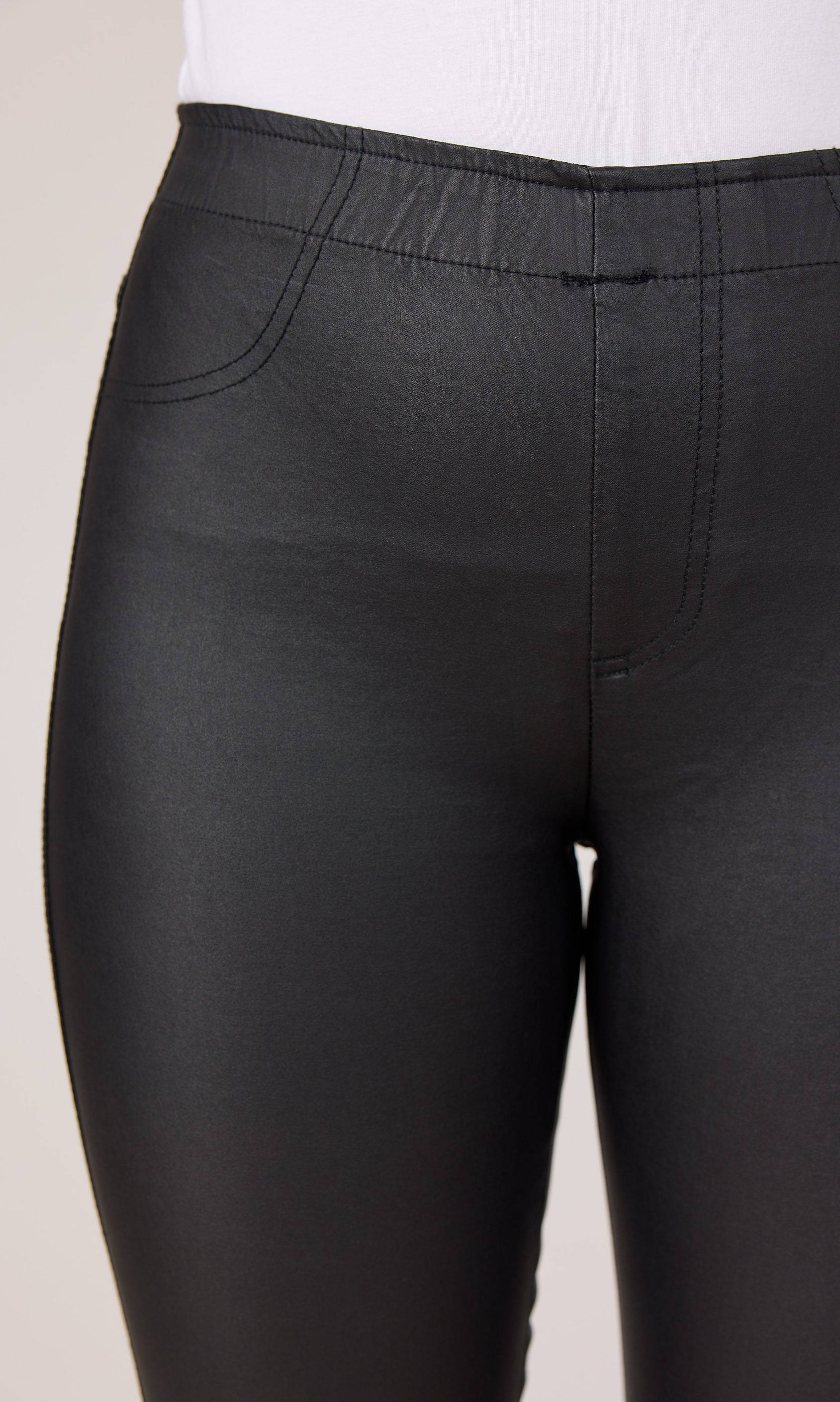 DNYcph ALEIA COATED LEGGINGS LEGGINGS 8099 BLACK COATED