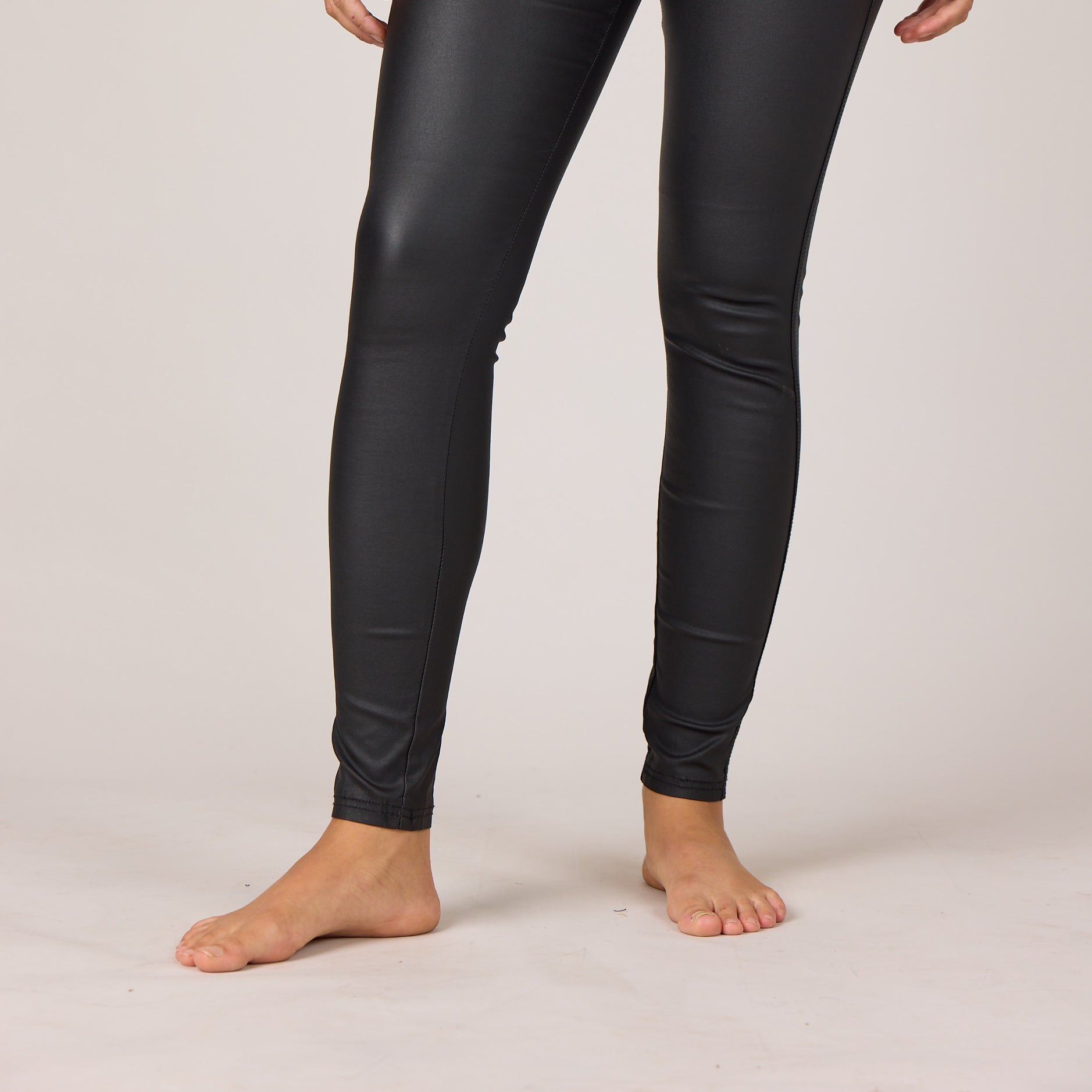 DNYcph ALEIA COATED LEGGINGS LEGGINGS 8099 BLACK COATED