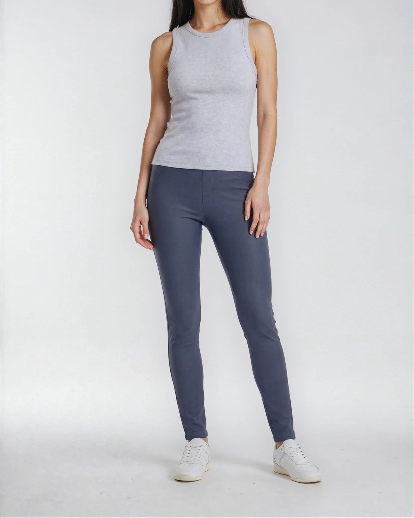 MARC LAUGE Aleia Coated Leggings LEGGINGS 108 JEANS BLUE