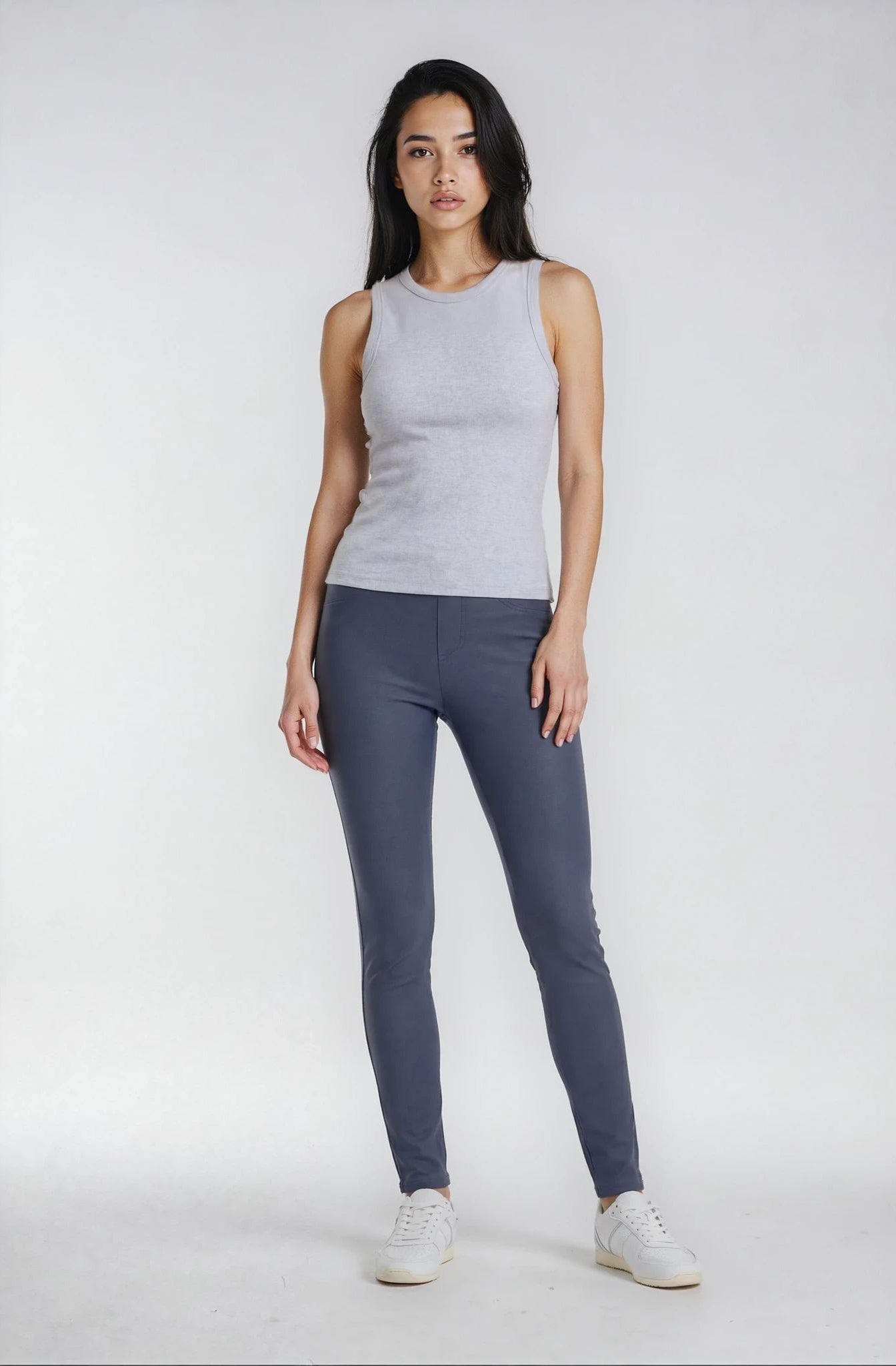 MARC LAUGE ALEIA COATED LEGGINGS LEGGINGS 108 JEANS BLUE
