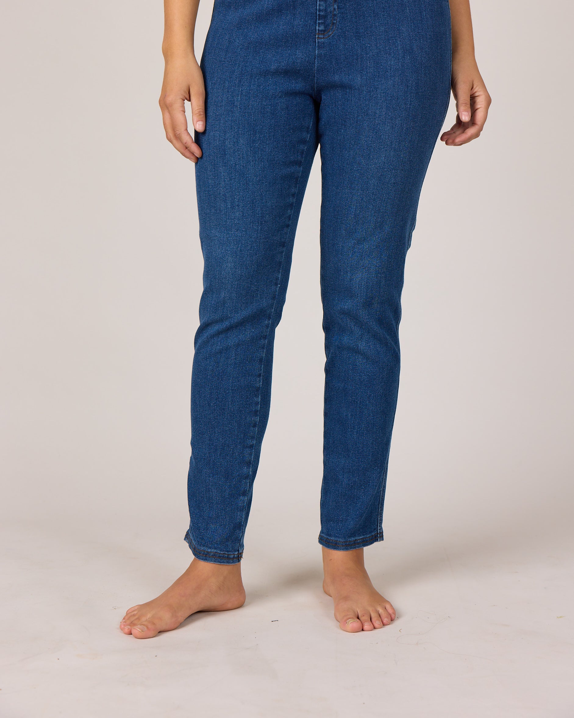 DNYcph Plus Size Aleia Denim Leggings LEGGINGS 9396 DENIM USED