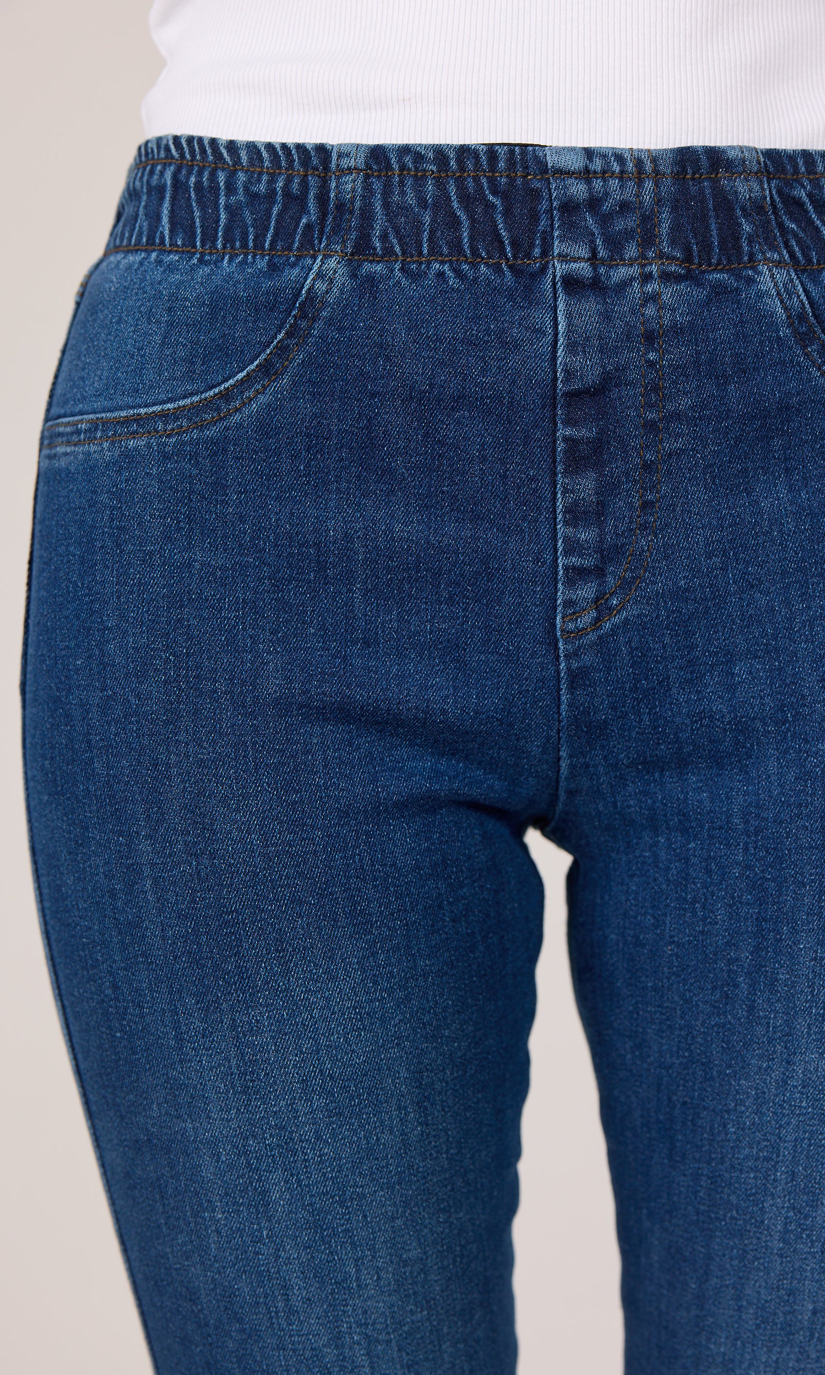 MARC LAUGE ALEIA DENIM LEGGINGS LEGGINGS 9396 DENIM USED