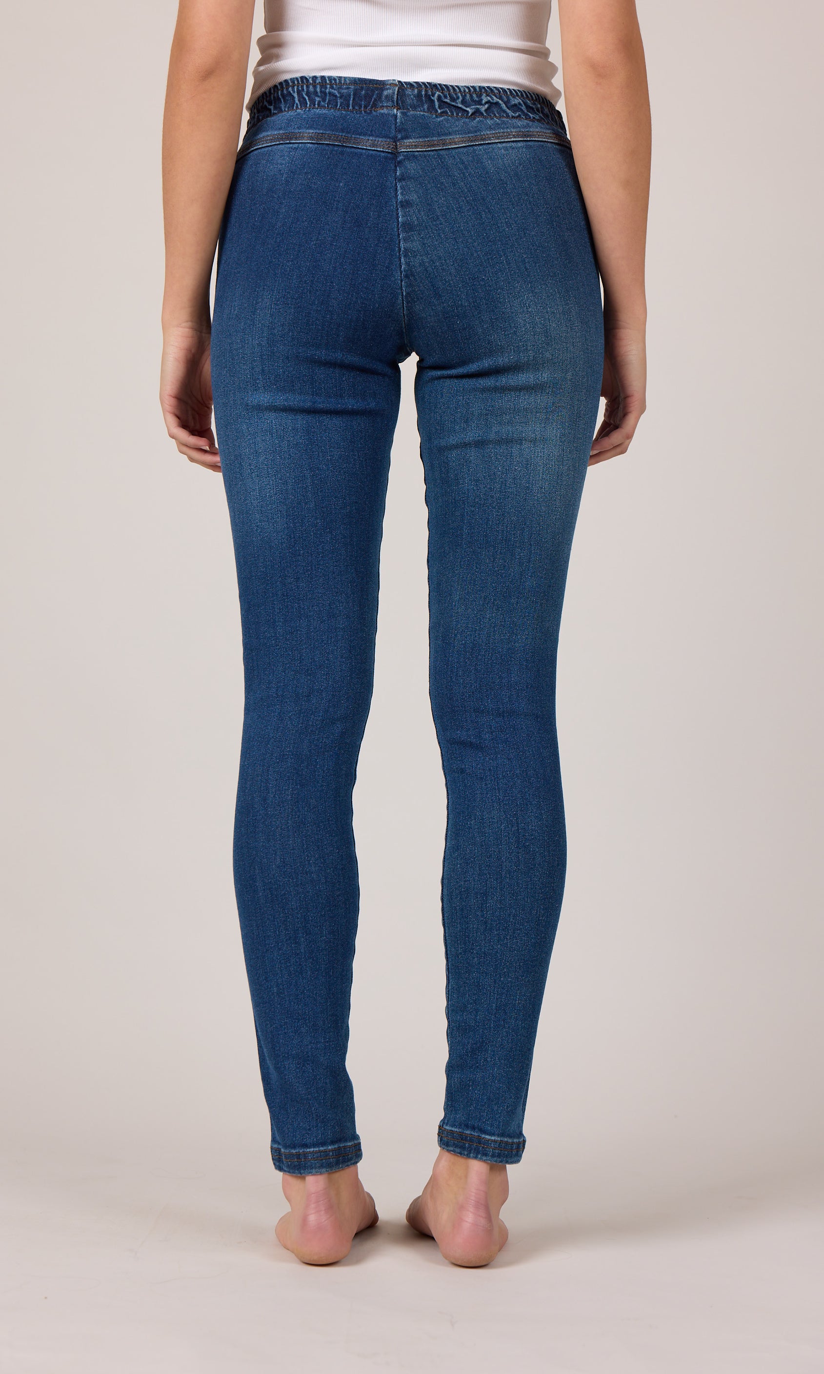 MARC LAUGE ALEIA DENIM LEGGINGS LEGGINGS 9396 DENIM USED