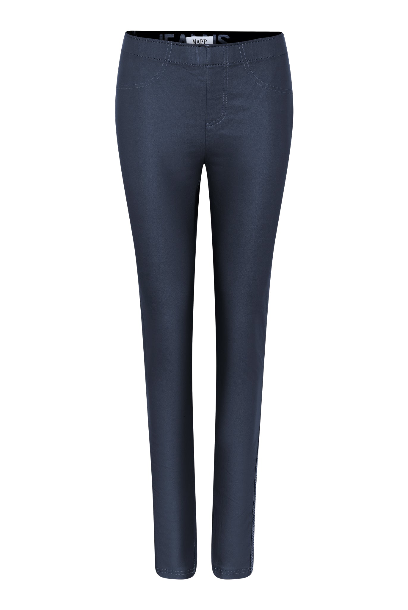 MAPP ALEIA LEGGINGS COATED COATED 108 JEANS BLUE