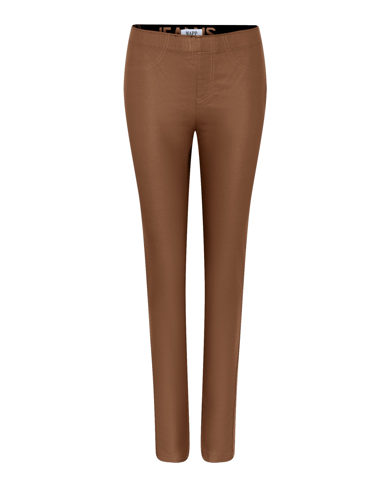 MAPP Aleia Coated Leggings LEGGINGS 12299 SOFT CAMEL COATED
