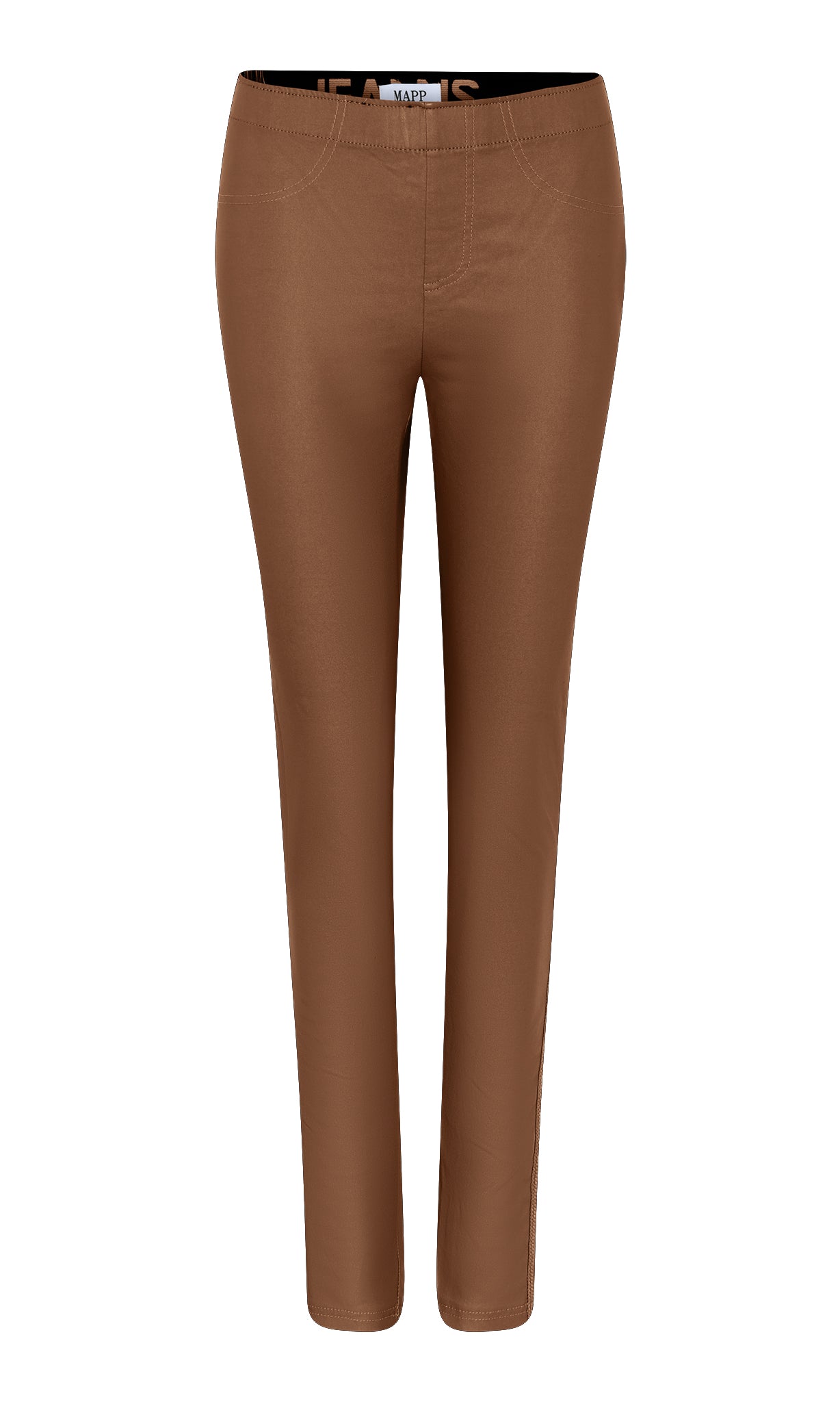 MAPP Aleia Coated Leggings LEGGINGS 12299 SOFT CAMEL COATED