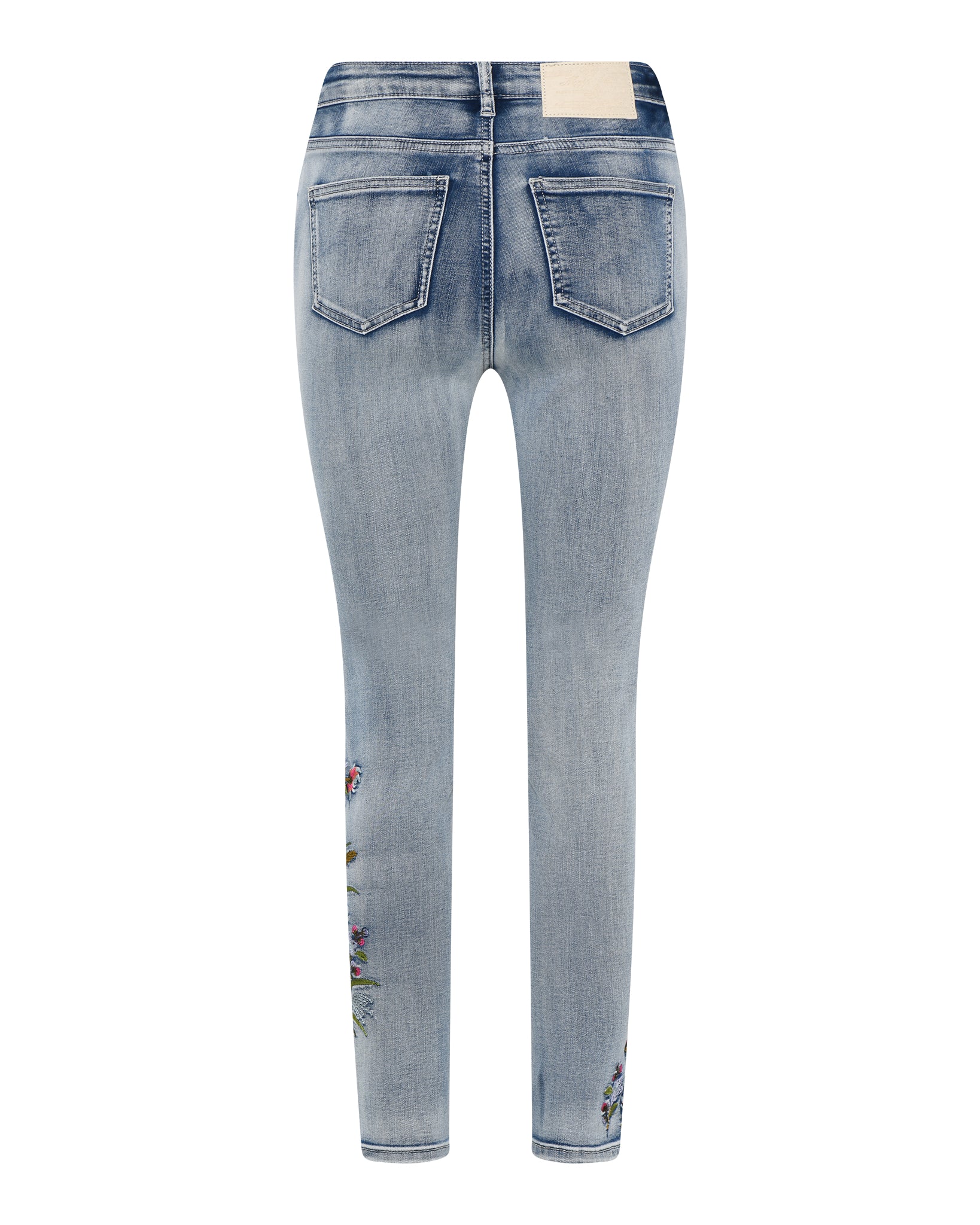 MAPP Angel Embroidered Jeans DENIM/TWILL 919699 BENNETON LIGHT BLUE