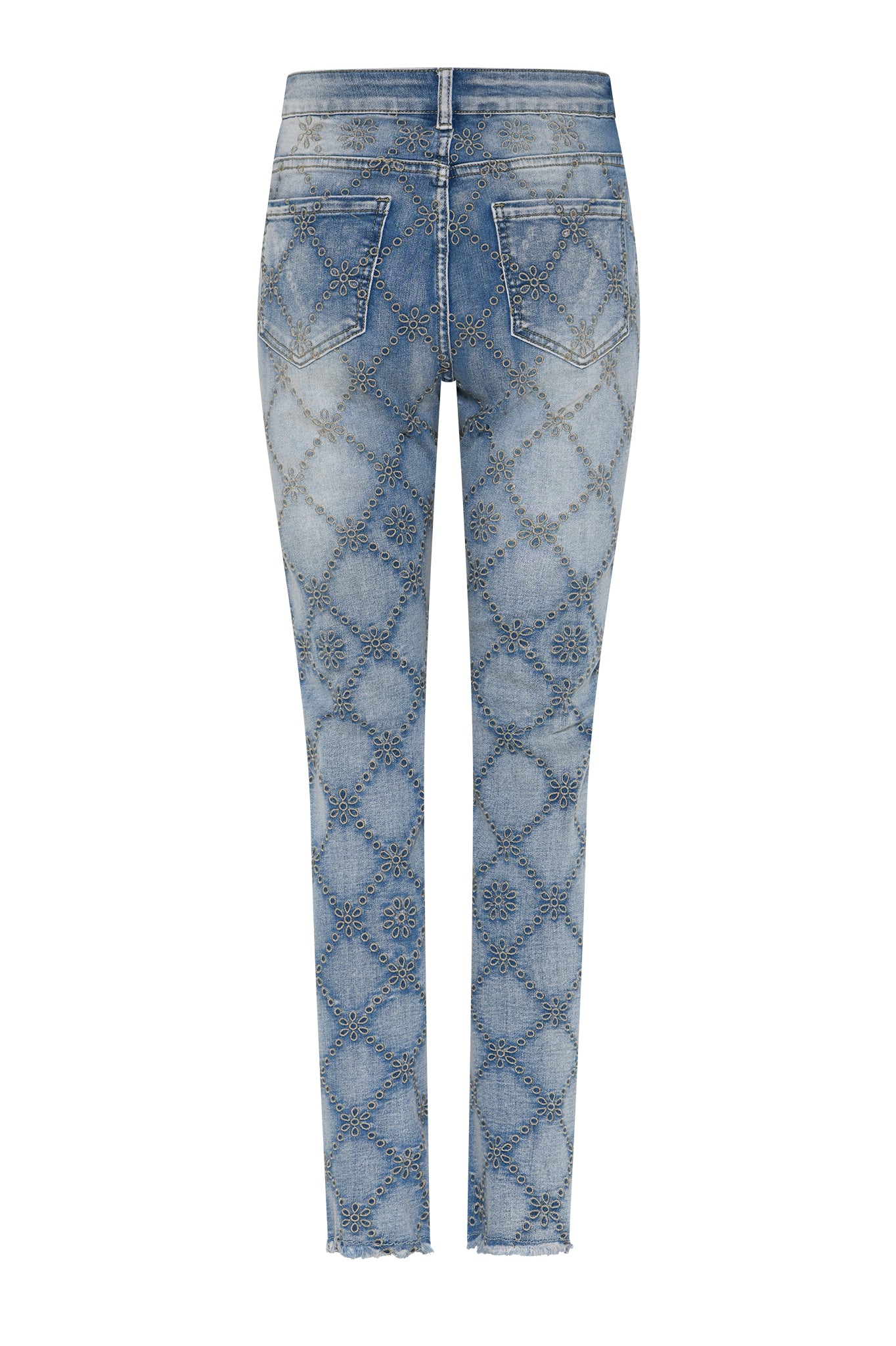 MAPP Angel Emb Jeans DENIM/TWILL 9396 DENIM USED