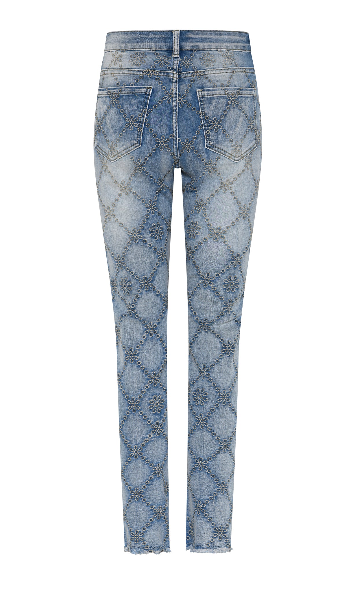 MAPP Angel Emb Jeans DENIM/TWILL 9396 DENIM USED