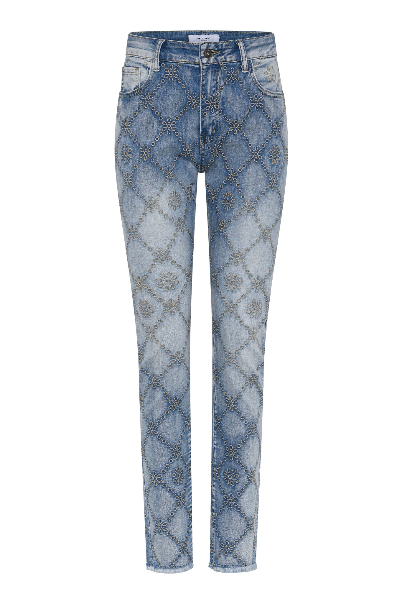 MAPP Angel Emb Jeans DENIM/TWILL 9396 DENIM USED