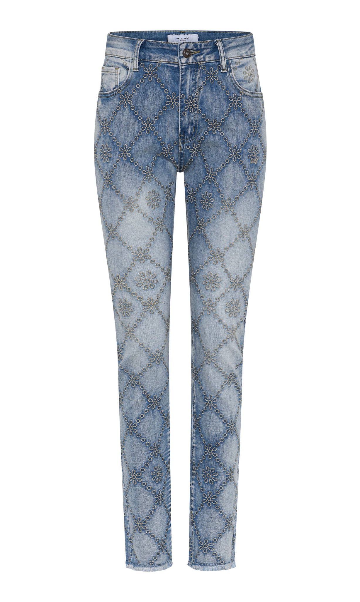 MAPP Angel Emb Jeans DENIM/TWILL 9396 DENIM USED
