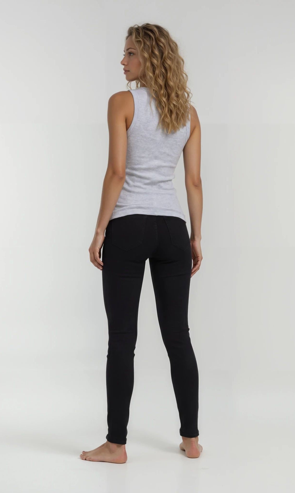 MAPP ANGEL JEANS BOW FIT DENIM DENIM/TWILL 81 BLACK DENIM