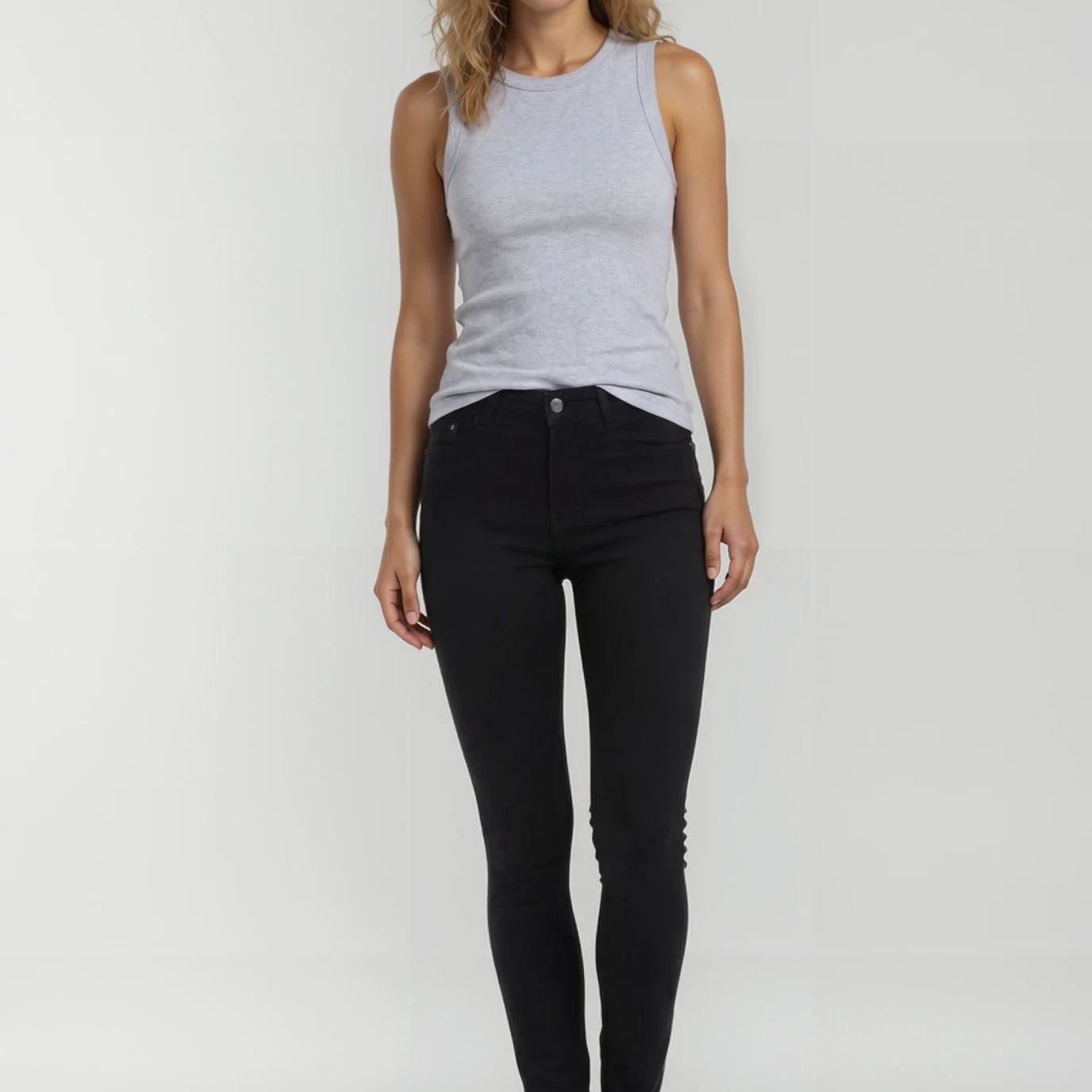 MAPP ANGEL JEANS BOW FIT DENIM DENIM/TWILL 81 BLACK DENIM