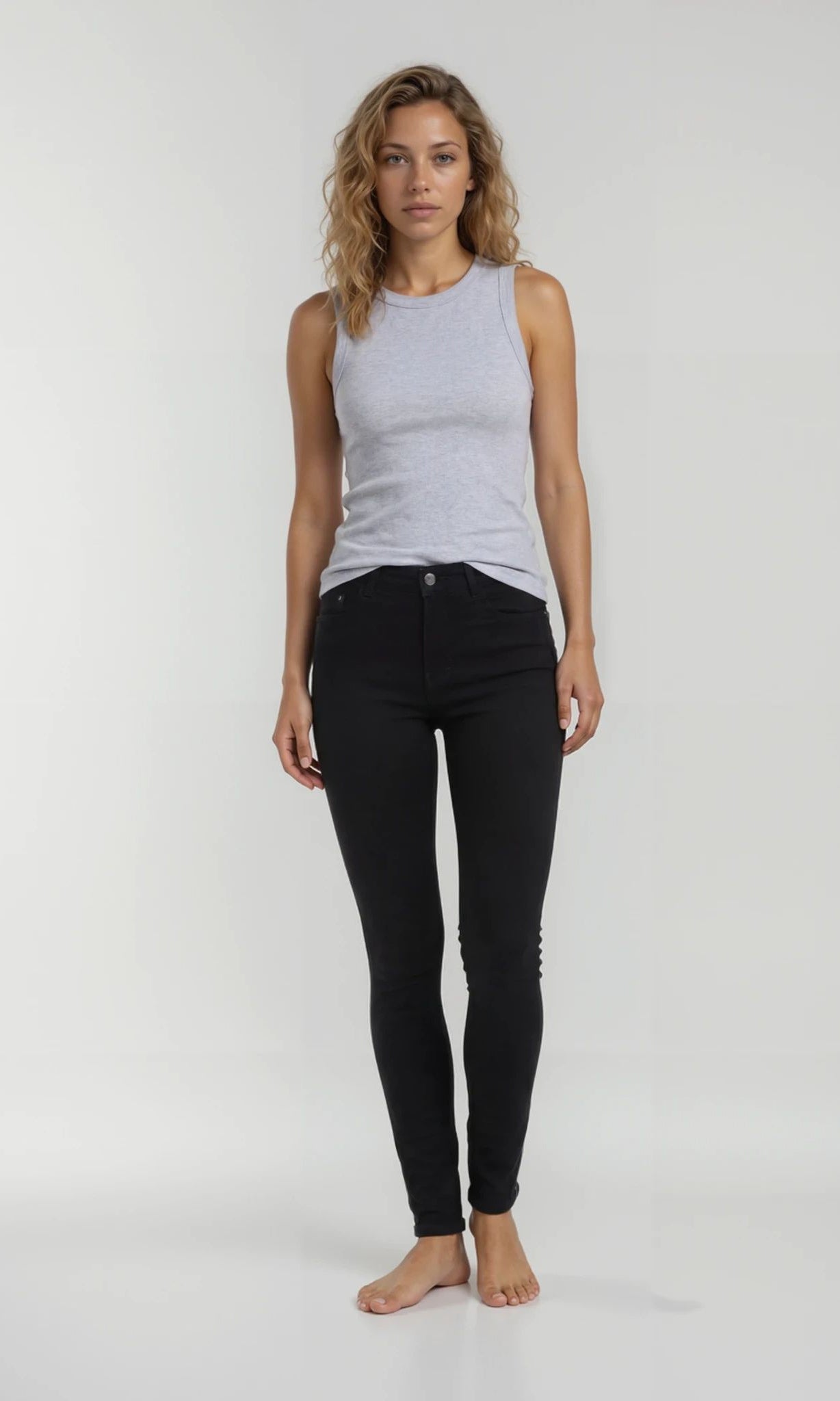 MAPP ANGEL JEANS BOW FIT DENIM DENIM/TWILL 81 BLACK DENIM