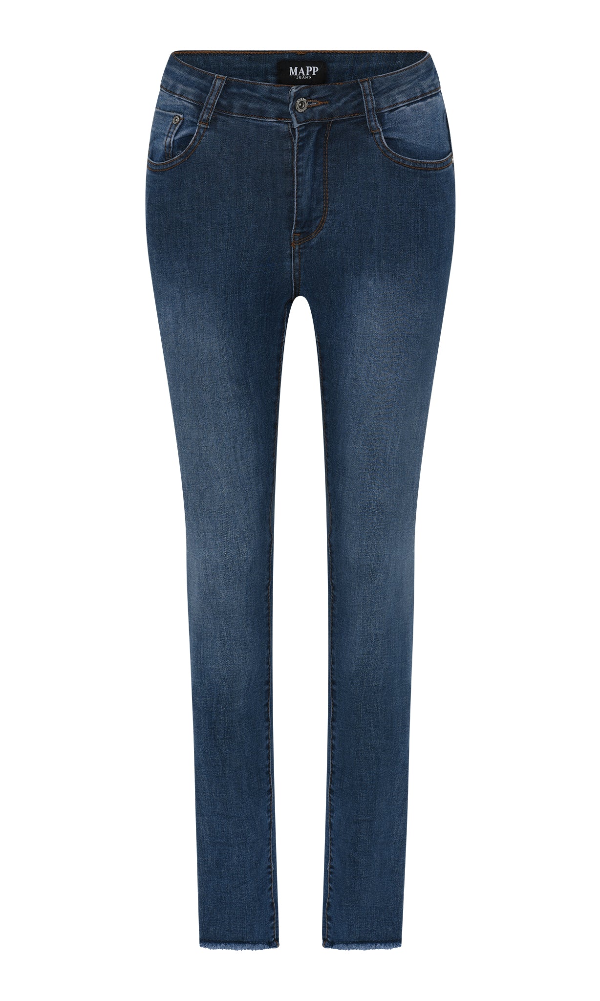 MAPP ANGEL JEANS BOW FIT DENIM DENIM/TWILL 9696 BLUE DENIM USED