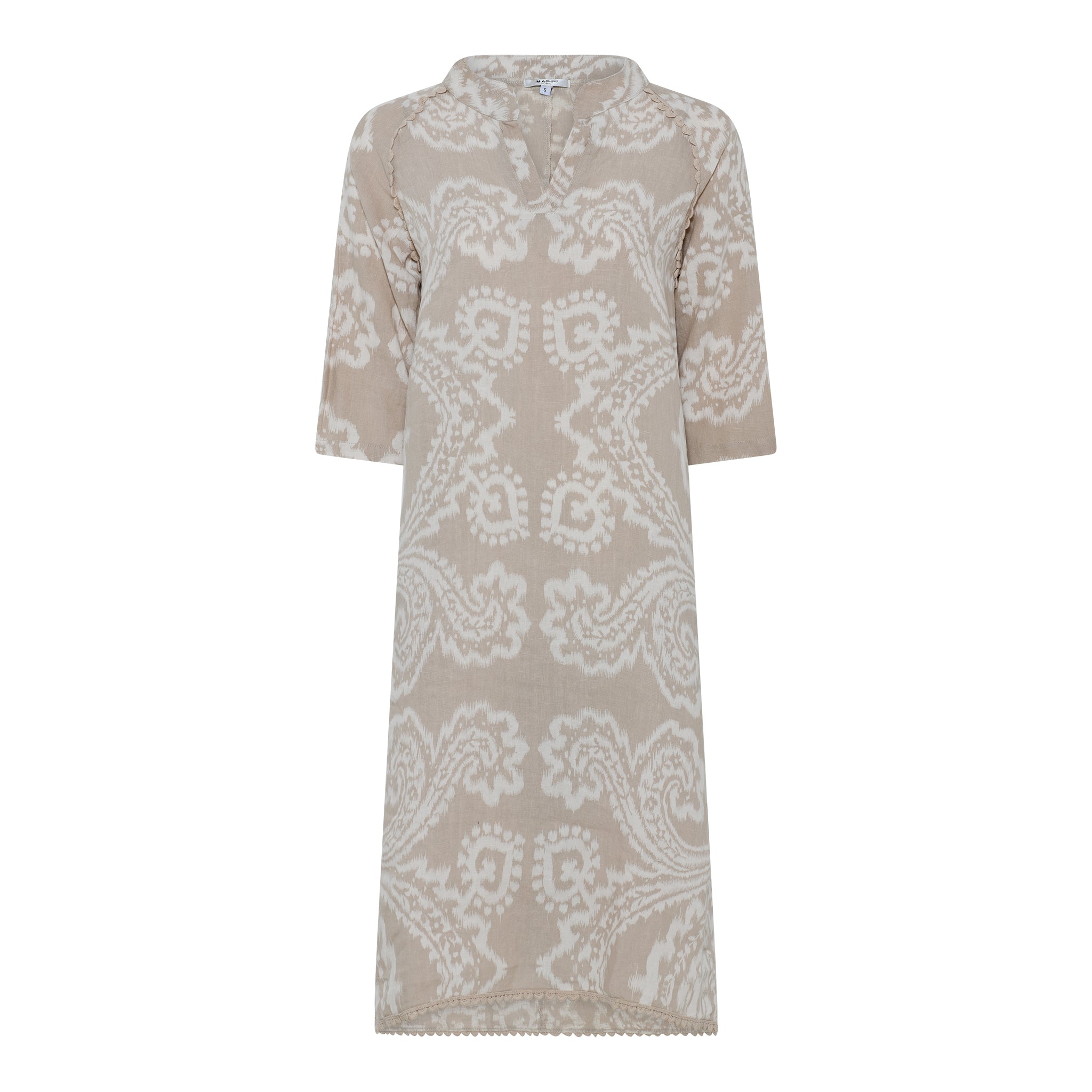 MAPP ANGIE LINEN DRESS LINEN 27 SAND