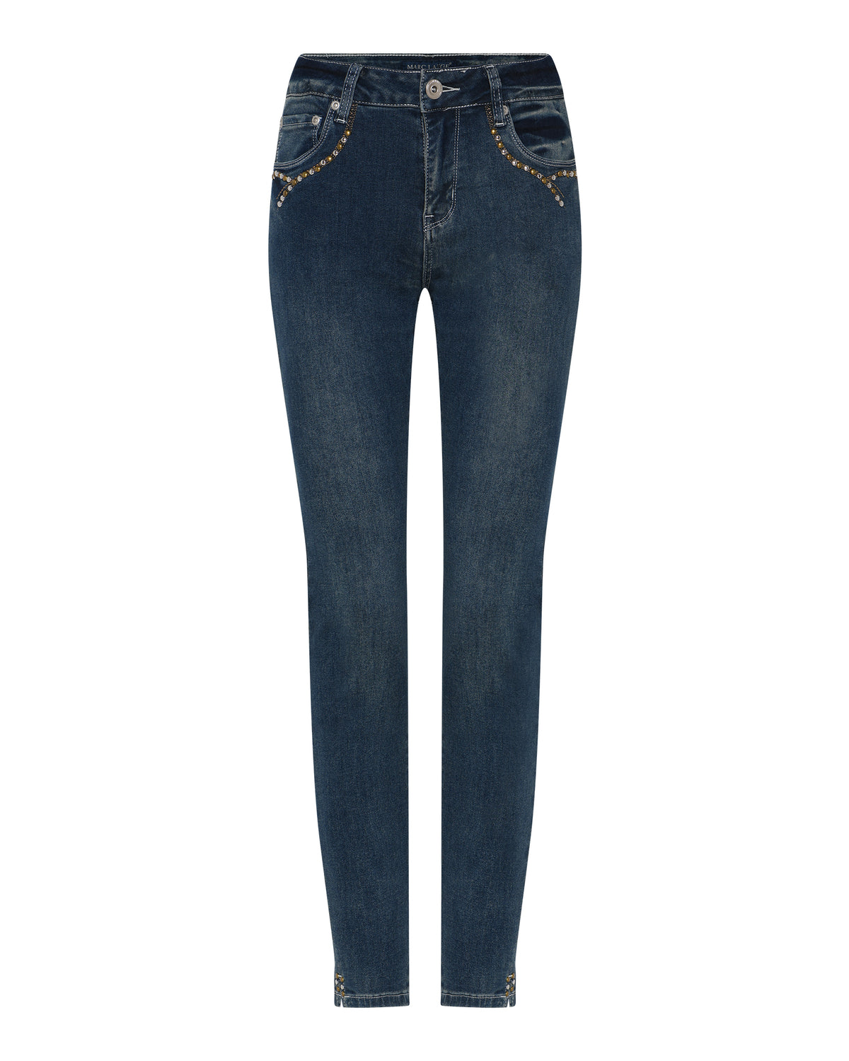 MARC LAUGE Alberta Denim Jeans DENIM/TWILL 9696 BLUE DENIM USED