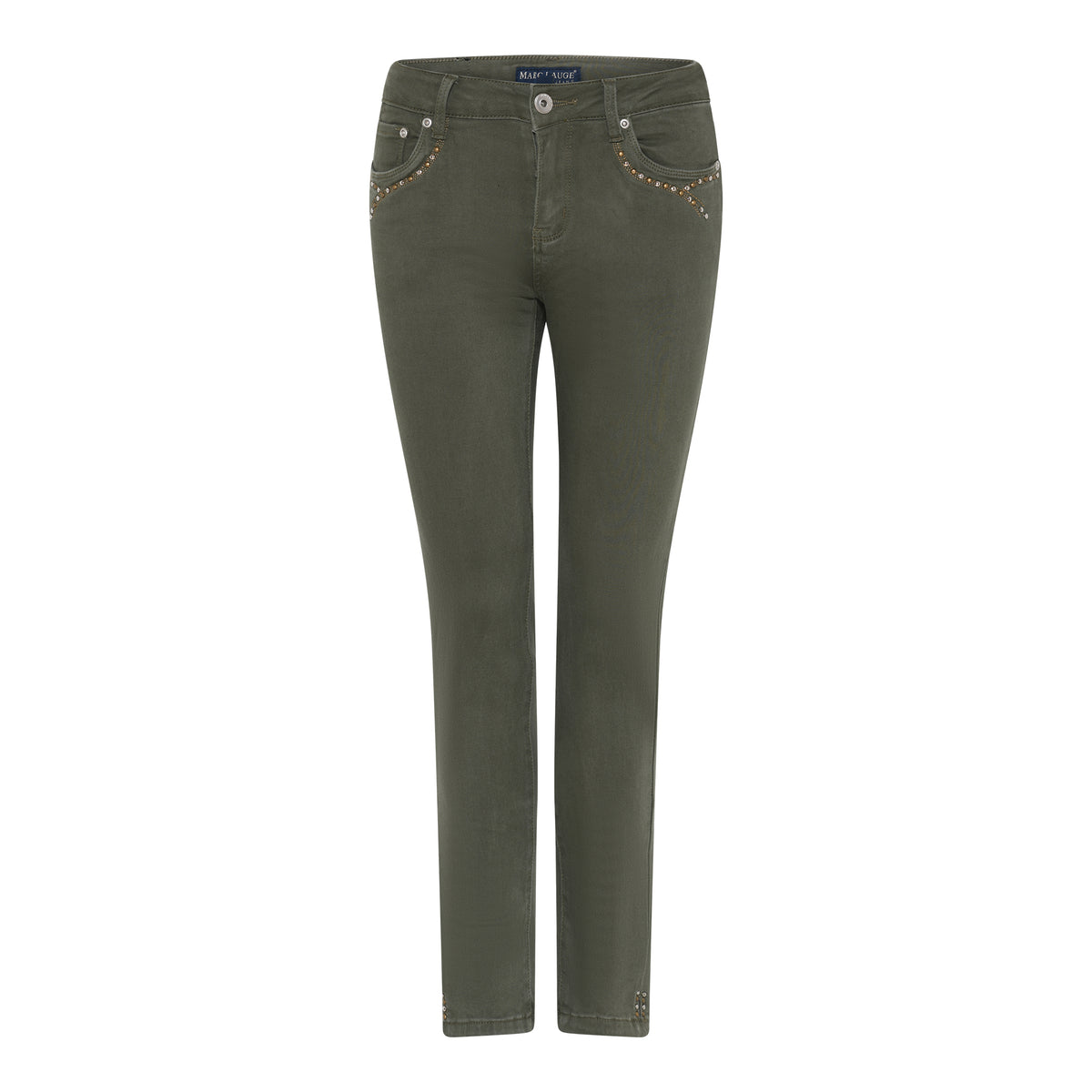MARC LAUGE Alberta Twill Jeans DENIM/TWILL 546 BOTTLE GREEN