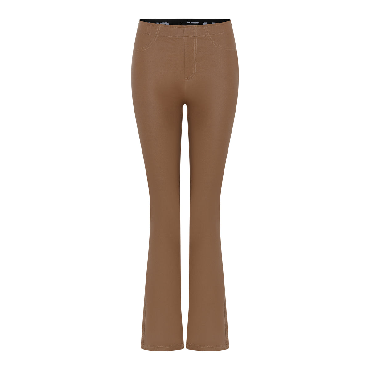 MARC LAUGE Aleia Bootcut Coated Leggings LEGGINGS 12299 SOFT CAMEL COATED