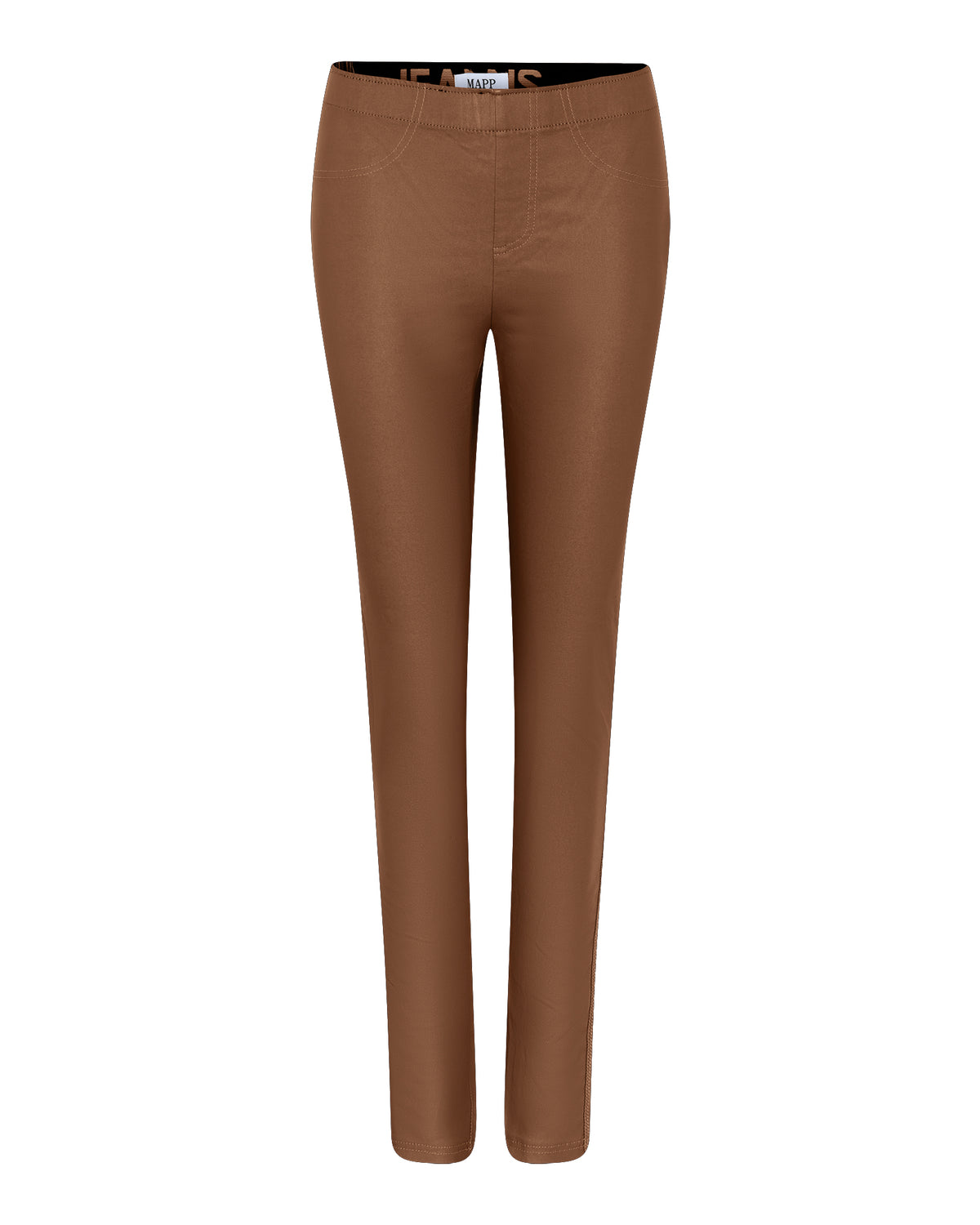 MAPP Aleia Coated Leggings LEGGINGS 12299 SOFT CAMEL COATED