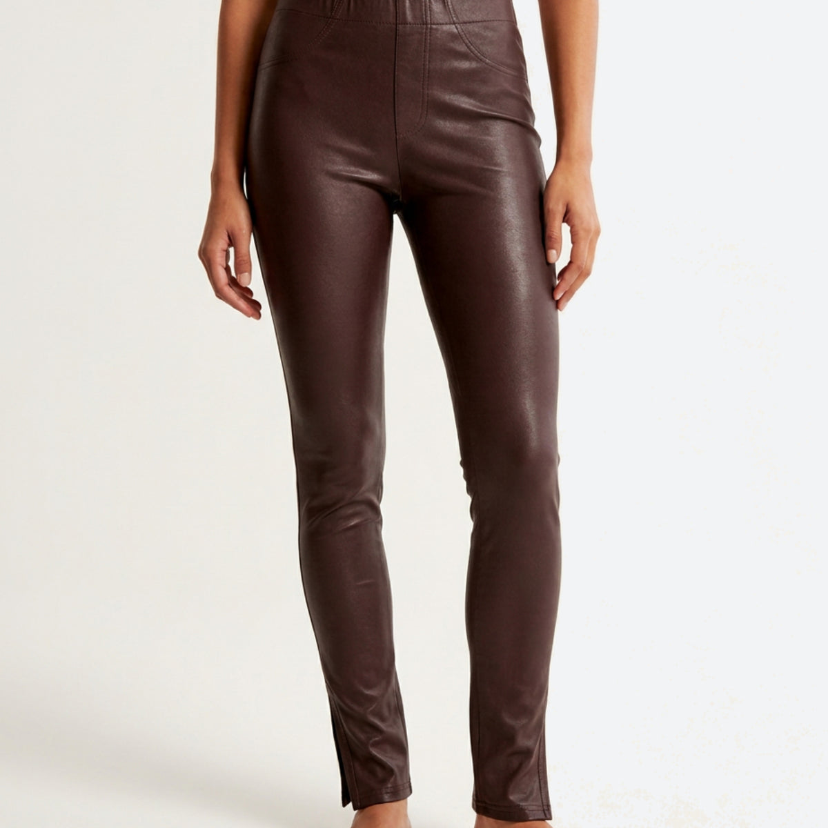MAPP Aleia Coated Leggings LEGGINGS 400 BORDEAUX