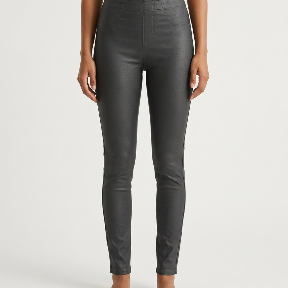 MAPP Aleia Coated Leggings LEGGINGS 161 RAVEN