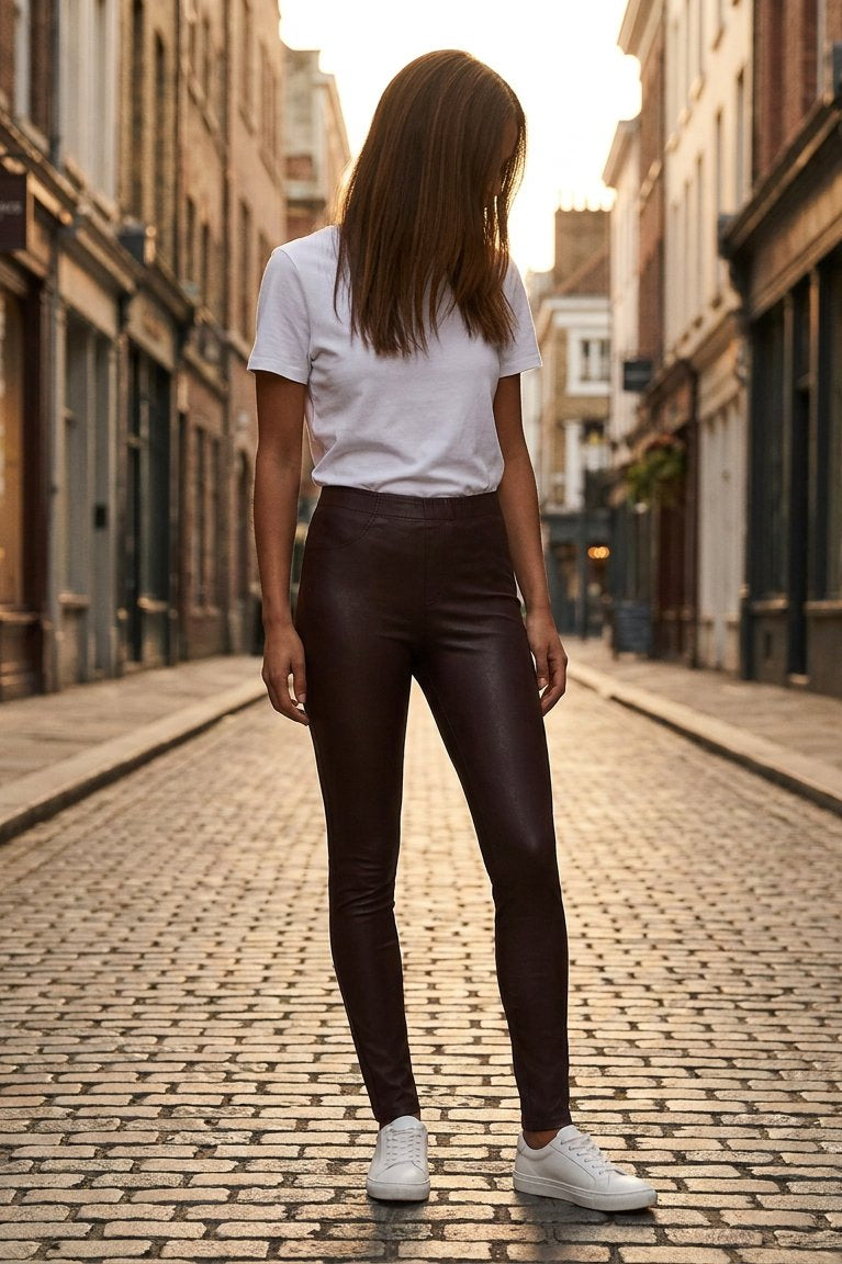 MAPP Aleia Coated Leggings LEGGINGS 400 BORDEAUX