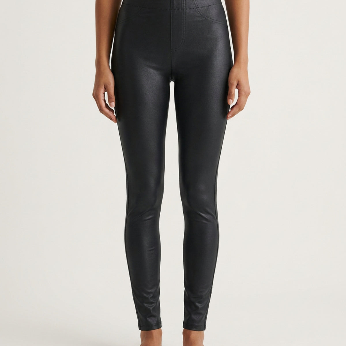 MAPP Aleia Coated Leggings LEGGINGS 104 NAVY