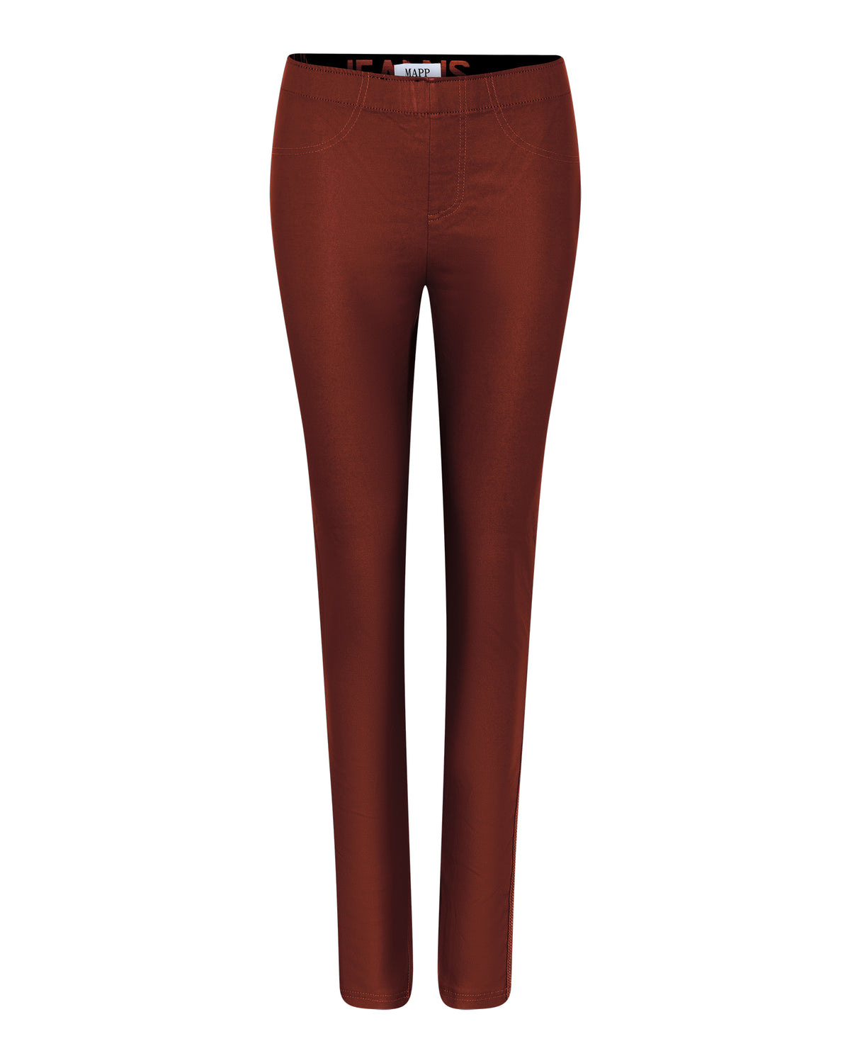 MAPP Aleia Coated Leggings LEGGINGS 505 TERRACOTTA