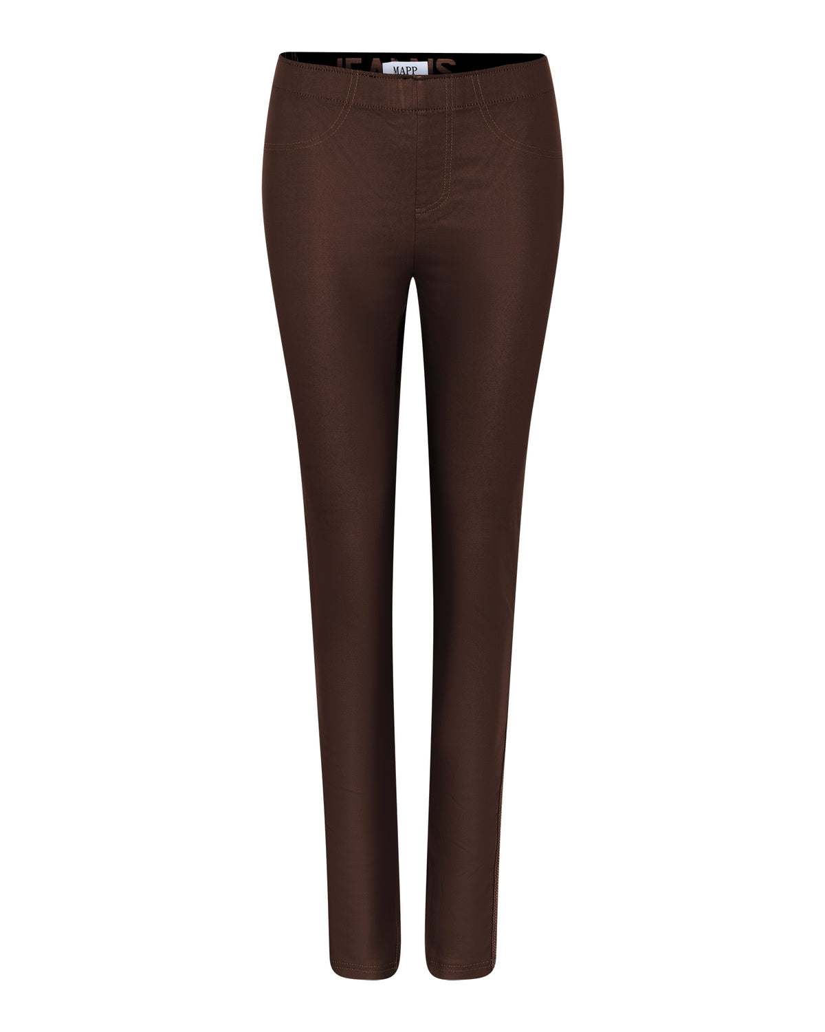 MAPP Aleia Coated Leggings LEGGINGS 614 MOCHA