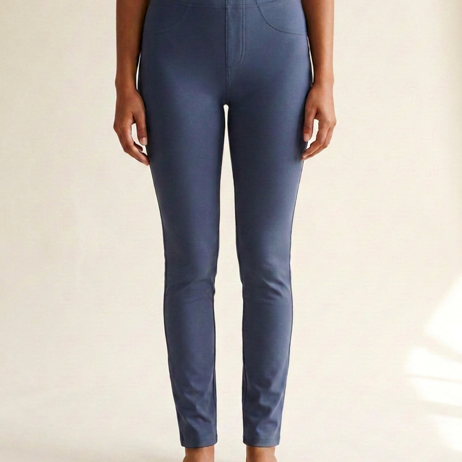 MARC LAUGE Aleia Coated Leggings LEGGINGS 108 JEANS BLUE