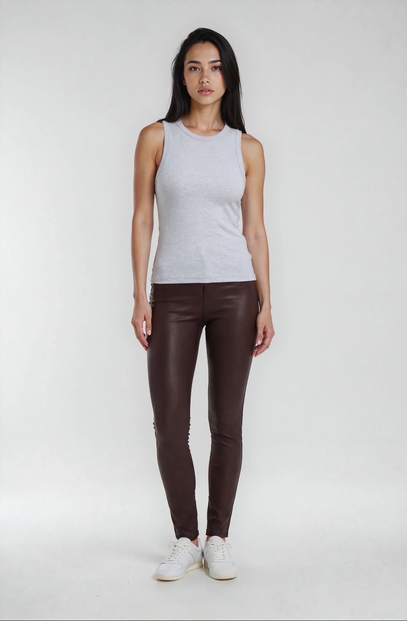 MARC LAUGE Aleia Coated Leggings LEGGINGS 400 BORDEAUX